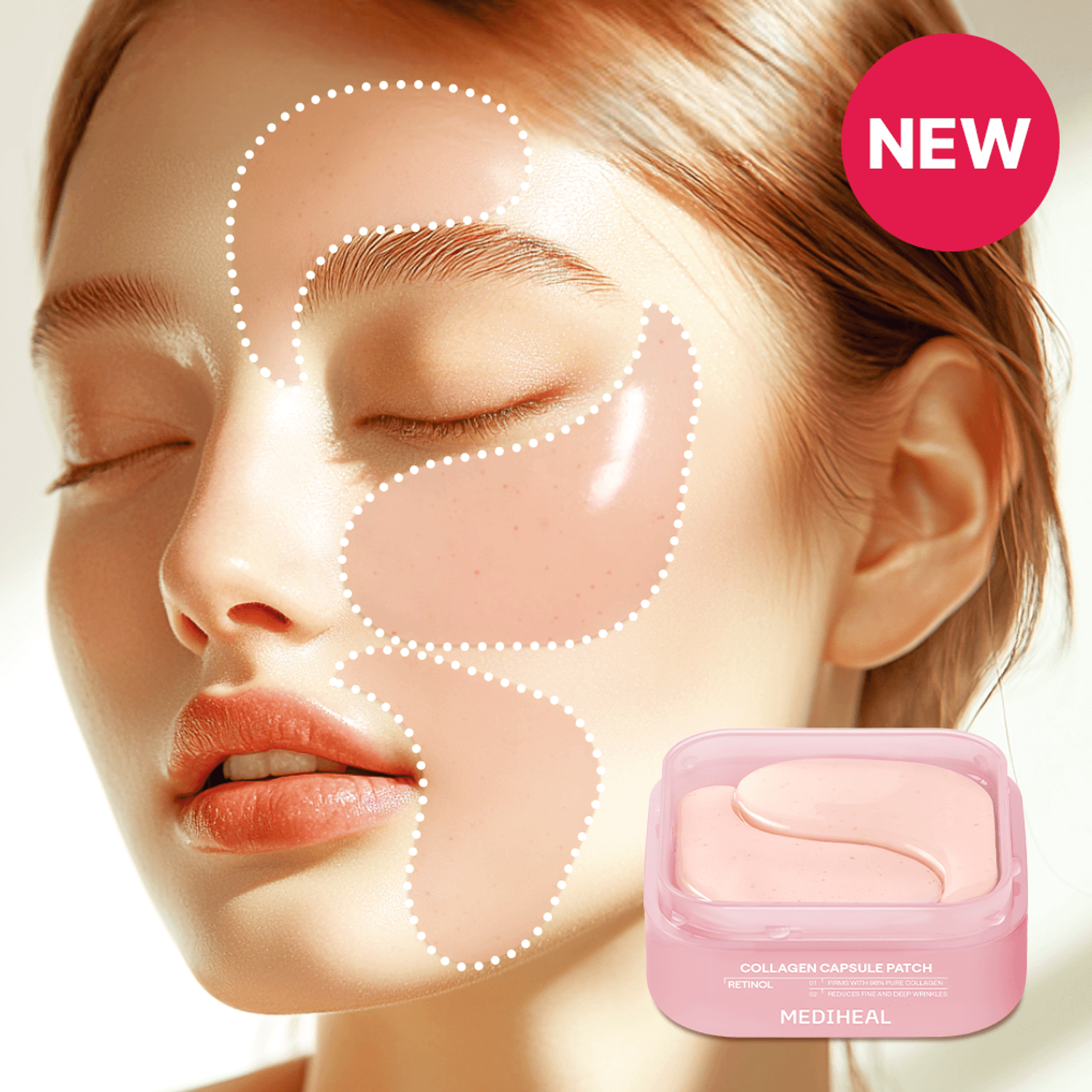 MEDIHEAL Collagen Capsule Patch Retinol 60P | OLIVE YOUNG Global