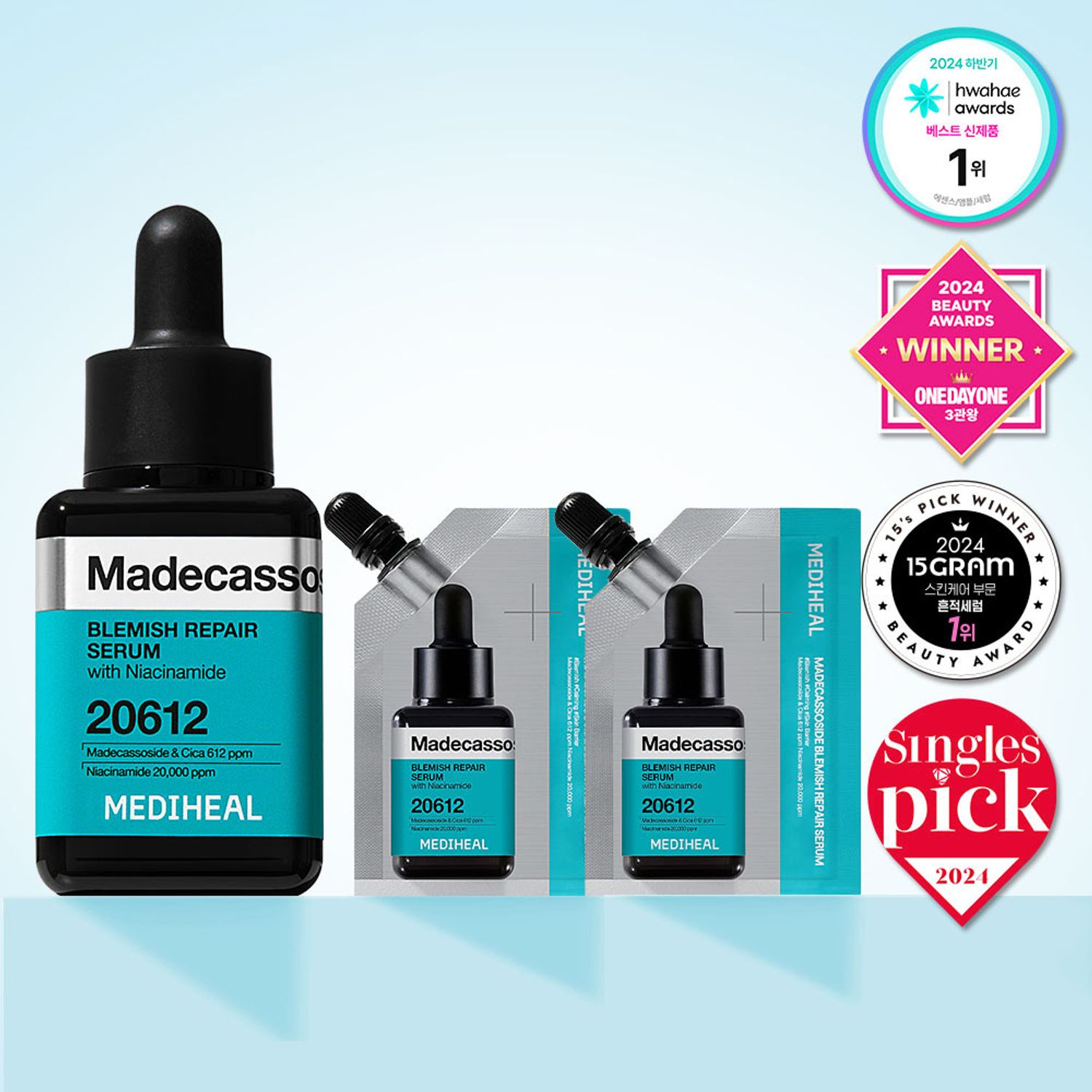 MEDIHEAL マデカソサイドブレミッシュリペアセラム 40ml (+20ml 