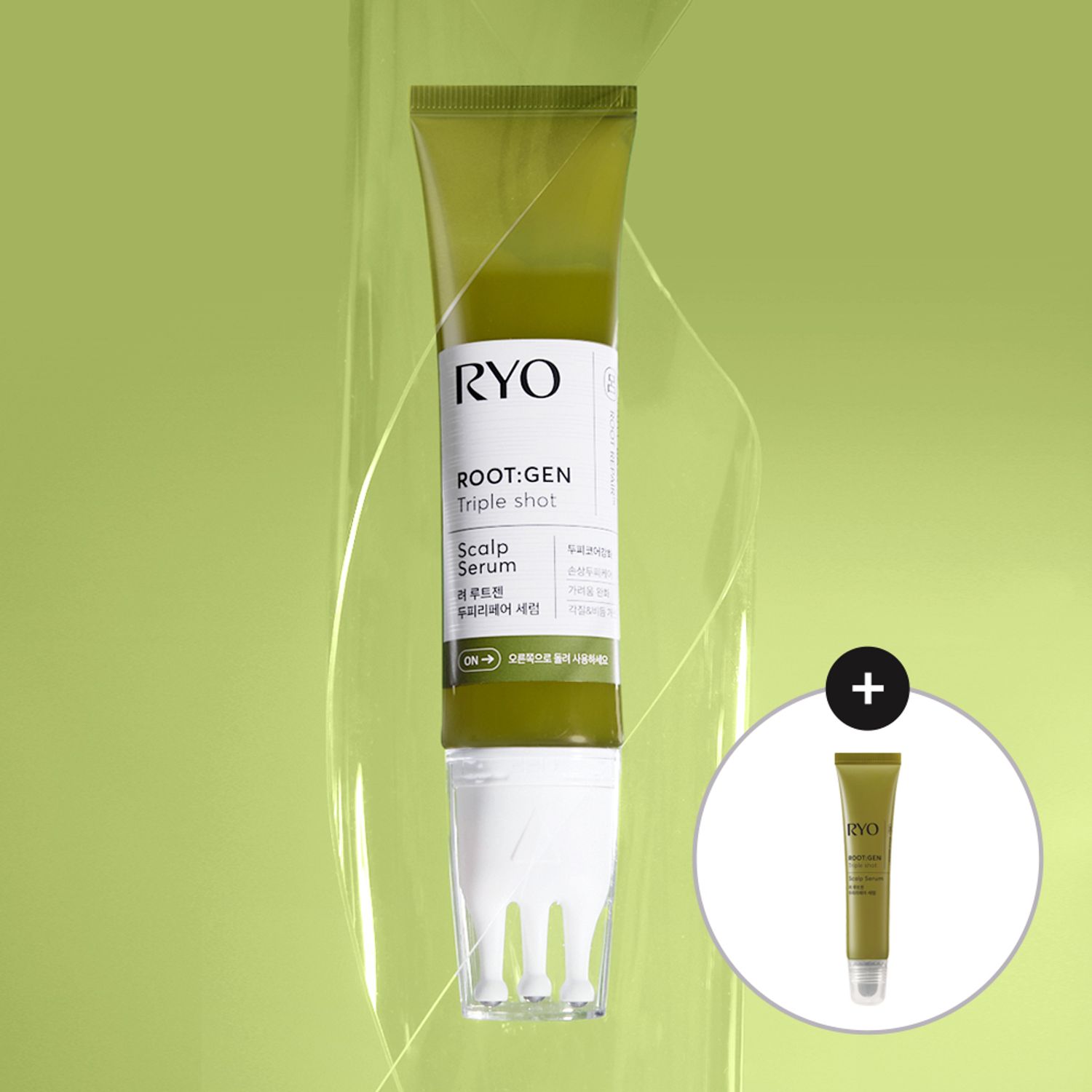 Ryo Root:Gen Triple Shot Scalp Serum 60ml Set (+Serum 15ml) | OLIVE YOUNG Global