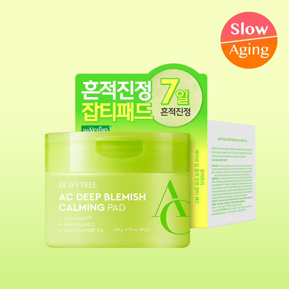 Dewytree AC Deep Blemish Calming Pad 80P | OLIVE YOUNG Global