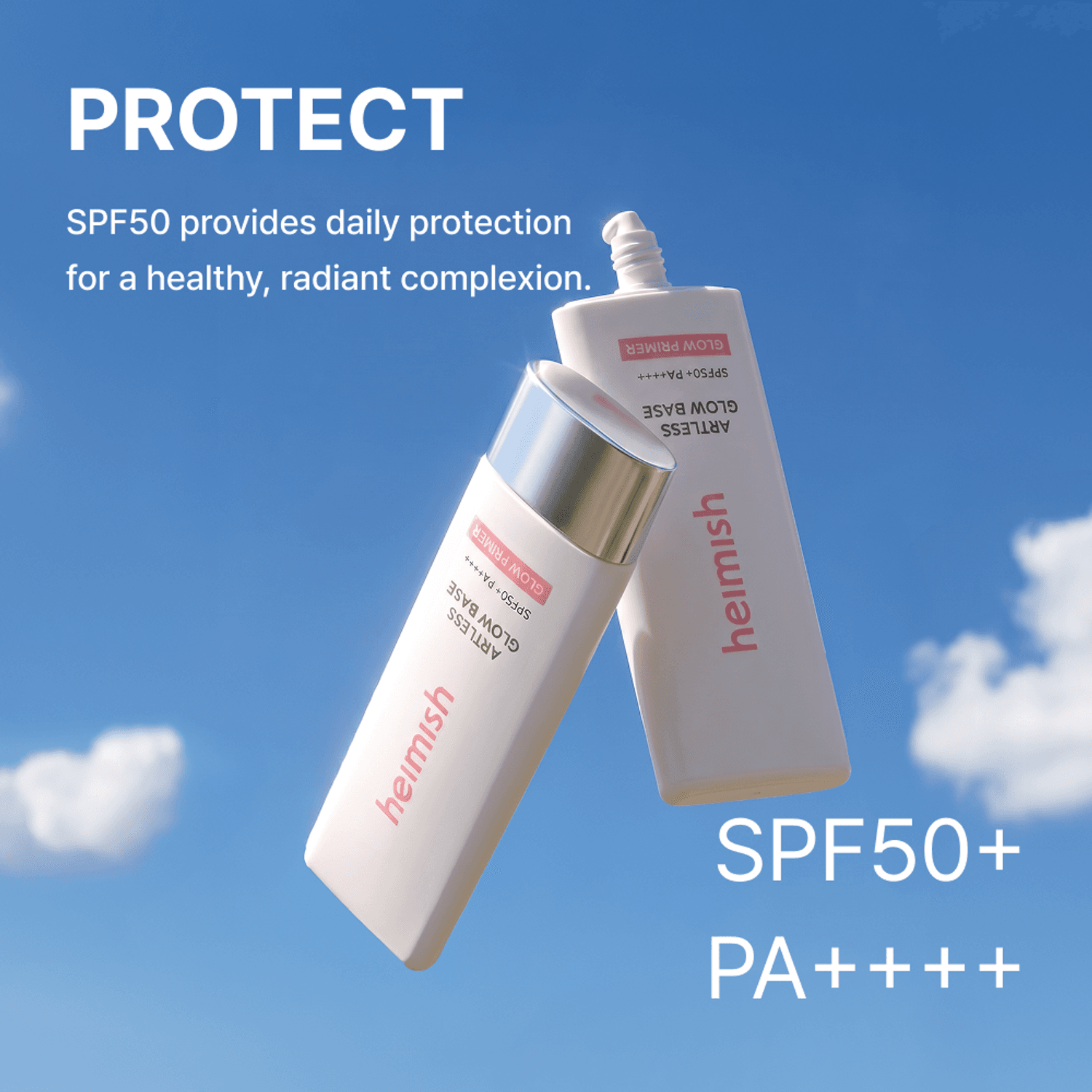 Hemish Artless Glow Tinted Sunscreen 40ml | OLIVE YOUNG Global