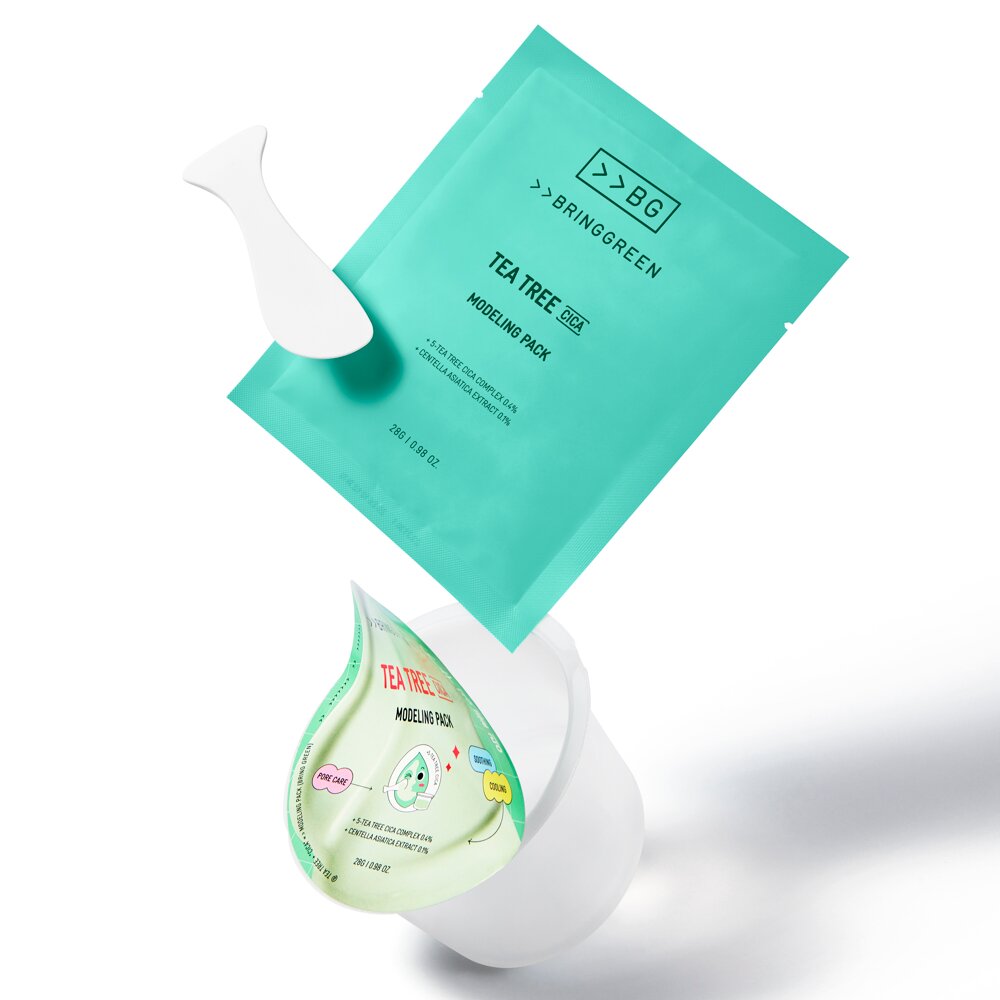 値下げ 新品未使用 BRING GREEN セット BRINGGREEN Modeling Pack 28g [Tea Tree Cica] | OLIVE YOUNG Global