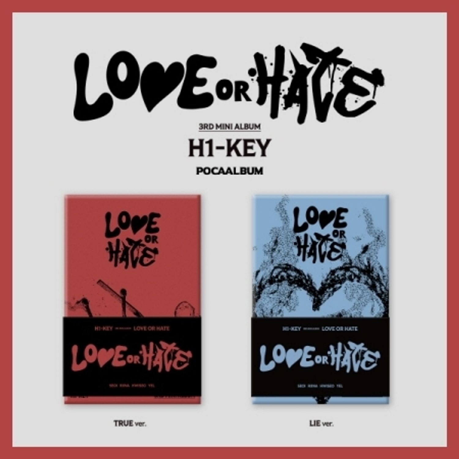 H1-KEY - 3RD MINI ALBUM [LOVE OR HATE] (POCA) | OLIVE YOUNG Global