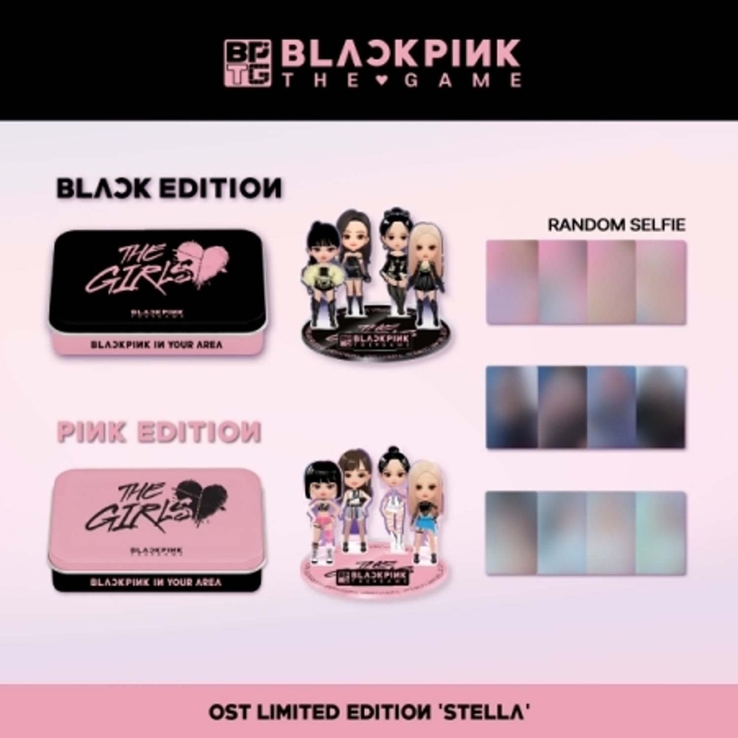 BLACKPINK - BLACKPINK THE GAME OST [THE GIRLS] STELLA VER. (LIMITED EDITION) | OLIVE YOUNG Global