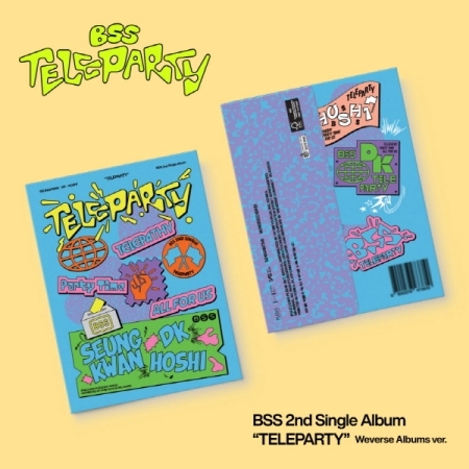 BSS (SEVENTEEN) - 2ND SINGLE ALBUM [TELEPARTY] (WEVERSE ALBUMS VER.) | OLIVE YOUNG Global
