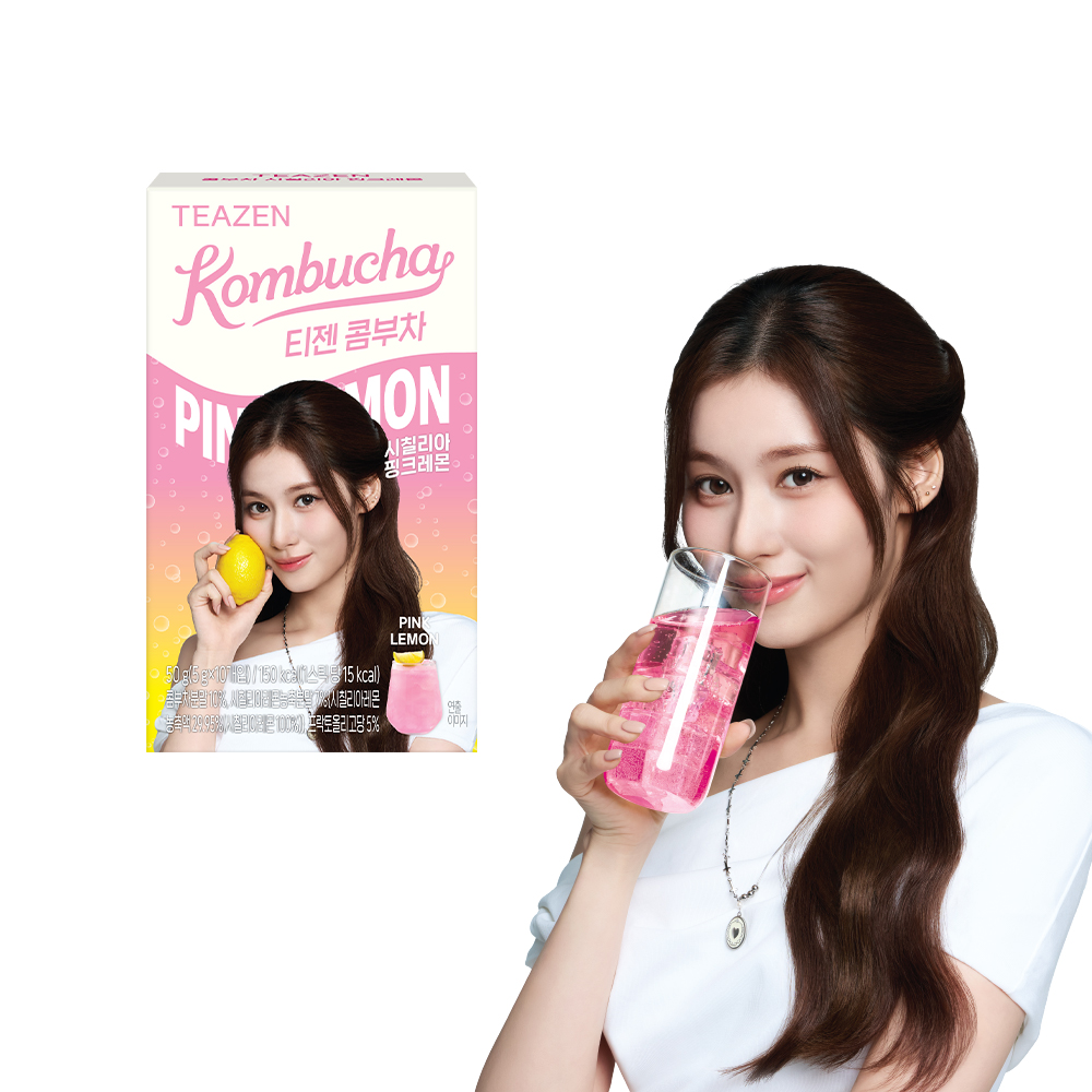 Teazen コンブチャ #シチリアピンクレモン 10T | OLIVE YOUNG Global