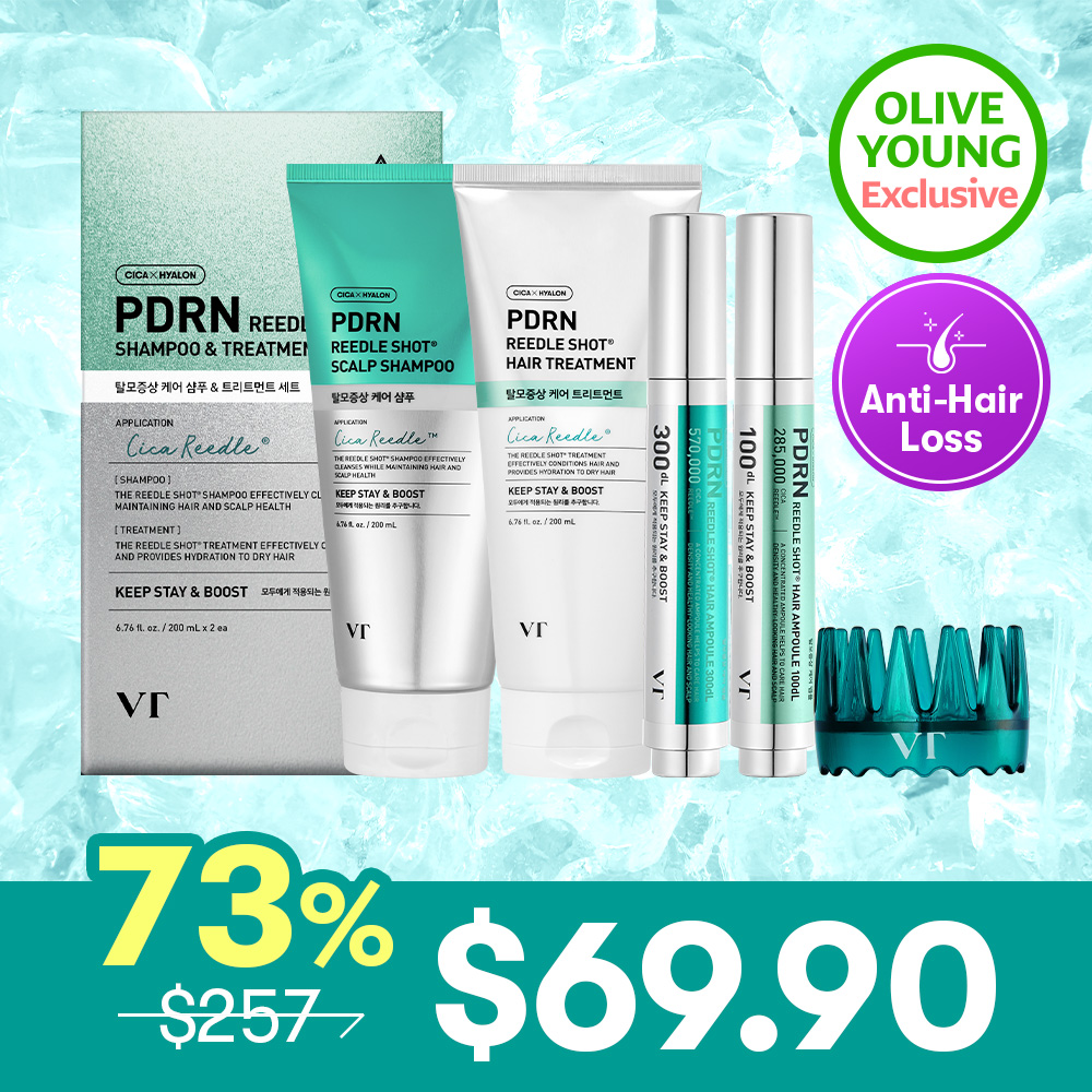 VT PDRN Reedle Shot Scalp & Hair Revival Set | OLIVE YOUNG Global