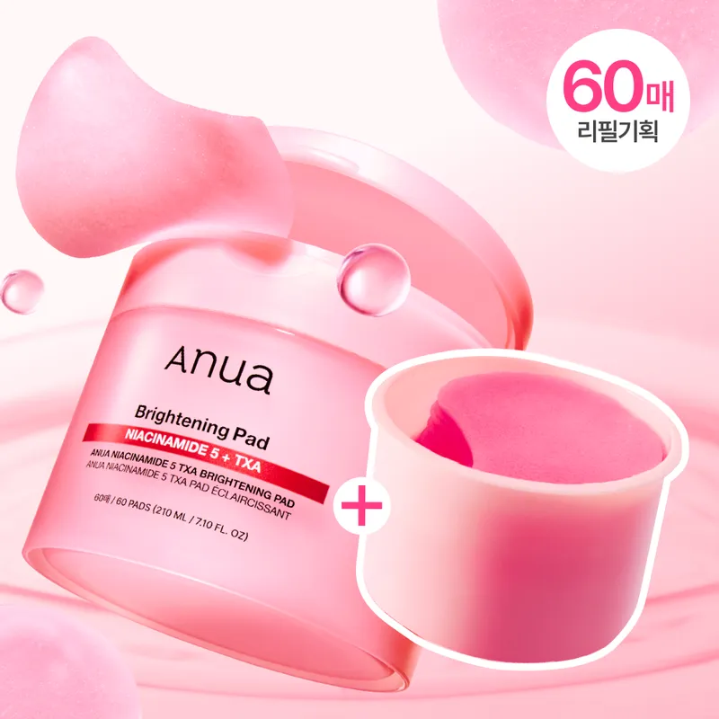 Anua Niacinamide 5 TXA Brightening Pad 60P (+Refill 60P)