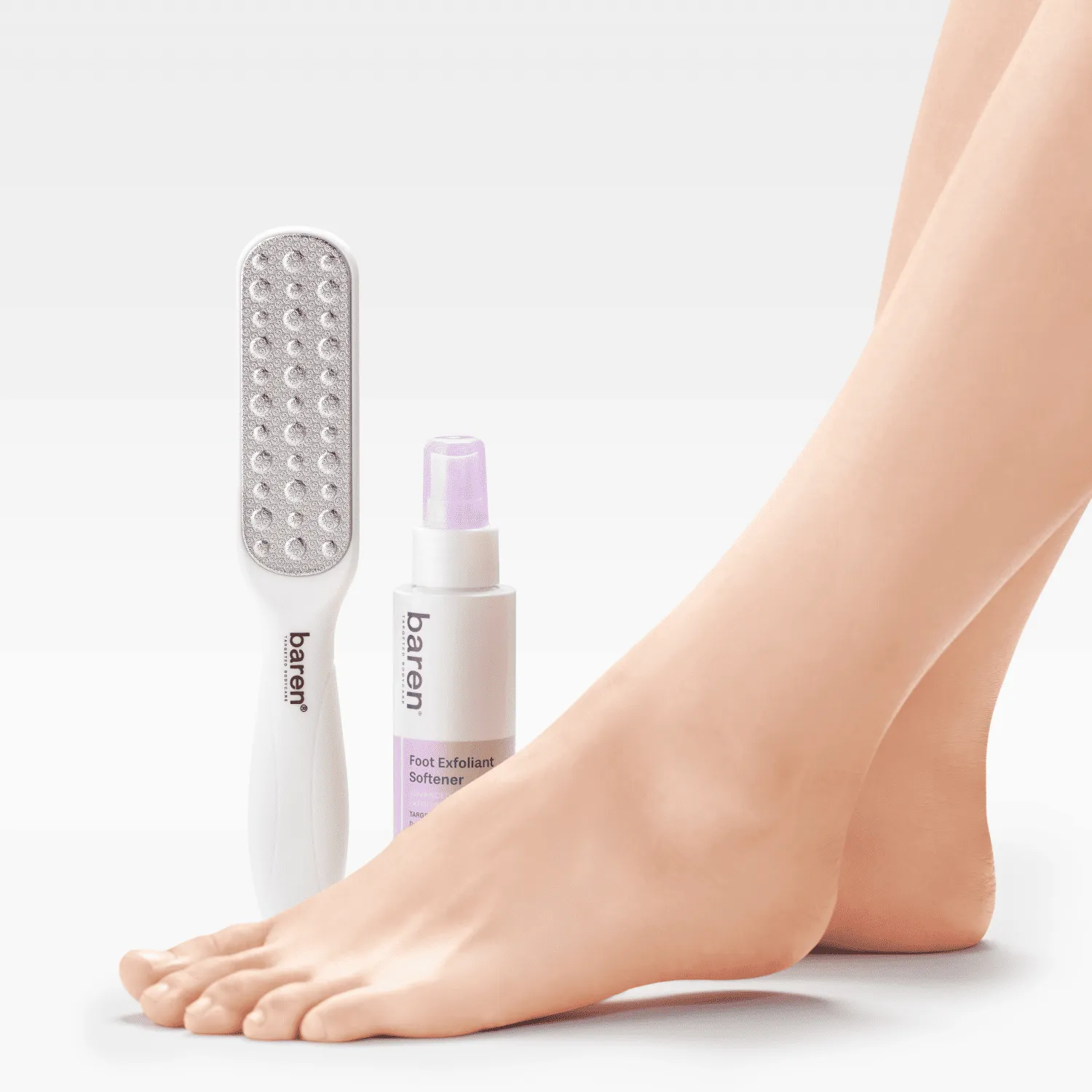 baren 足の角質消しゴムホームセット(ミスト 120ml +フットファイル