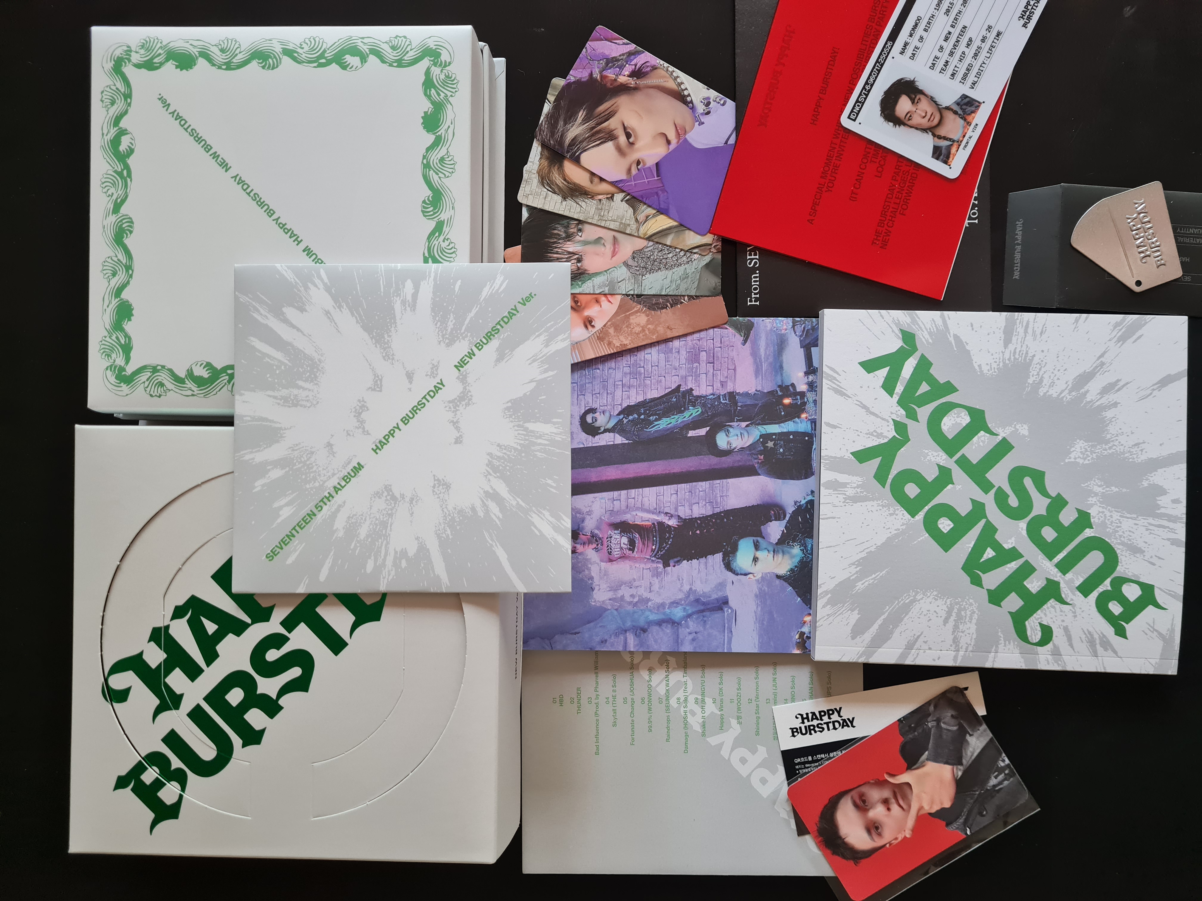 HAPPY BURSTDAY オリヤンoliveyoung ラキドロ　スングァン SEVENTEEN 5th Album 'HAPPY BURSTDAY' KiT Ver. | OLIVE YOUNG