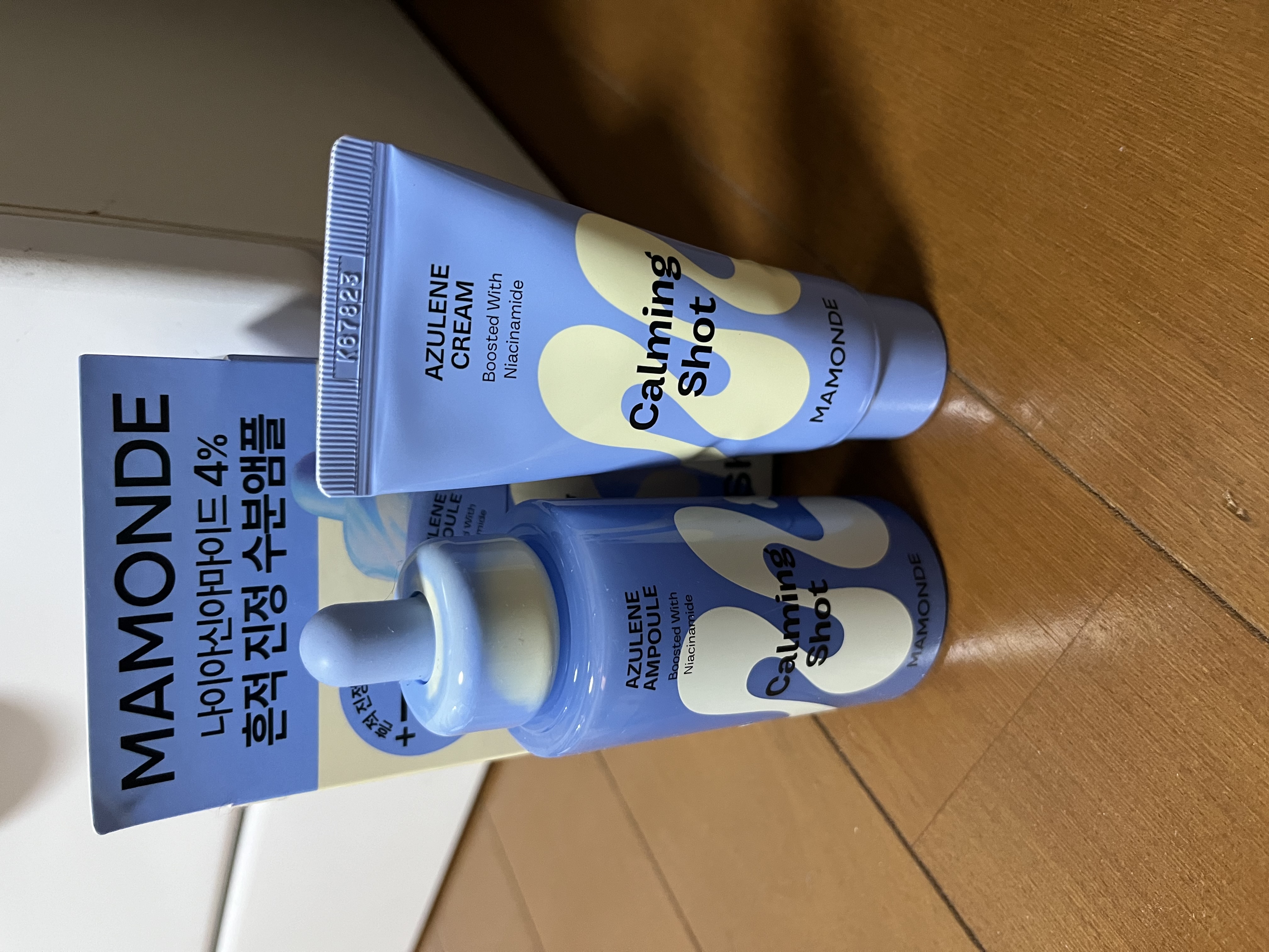 Mamonde カーミングショットアズレンアンプル 50ml 企画(+クリーム30ml