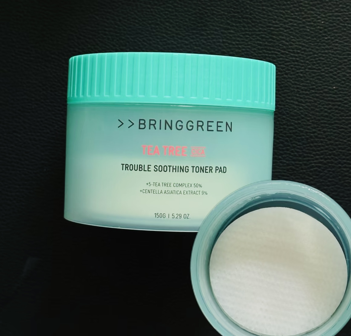 BRINGGREEN ティーツリーシカトラブルスージングトナーパッド 90枚 +