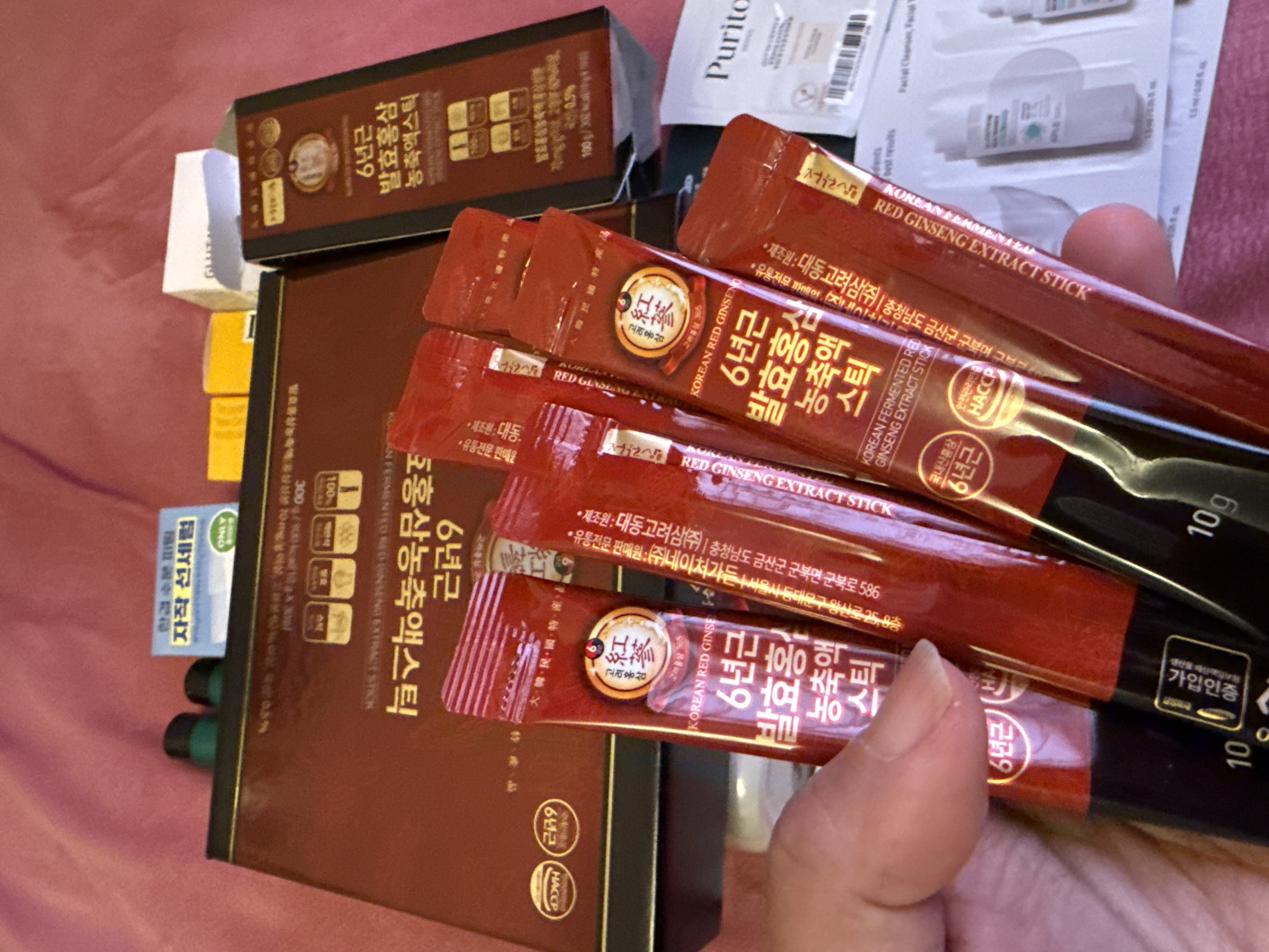 Extrait De Ginseng Rouge Coréen JUNGWONSAM - 6 Ans - 10g X 100 Bâtonnets - Neuf