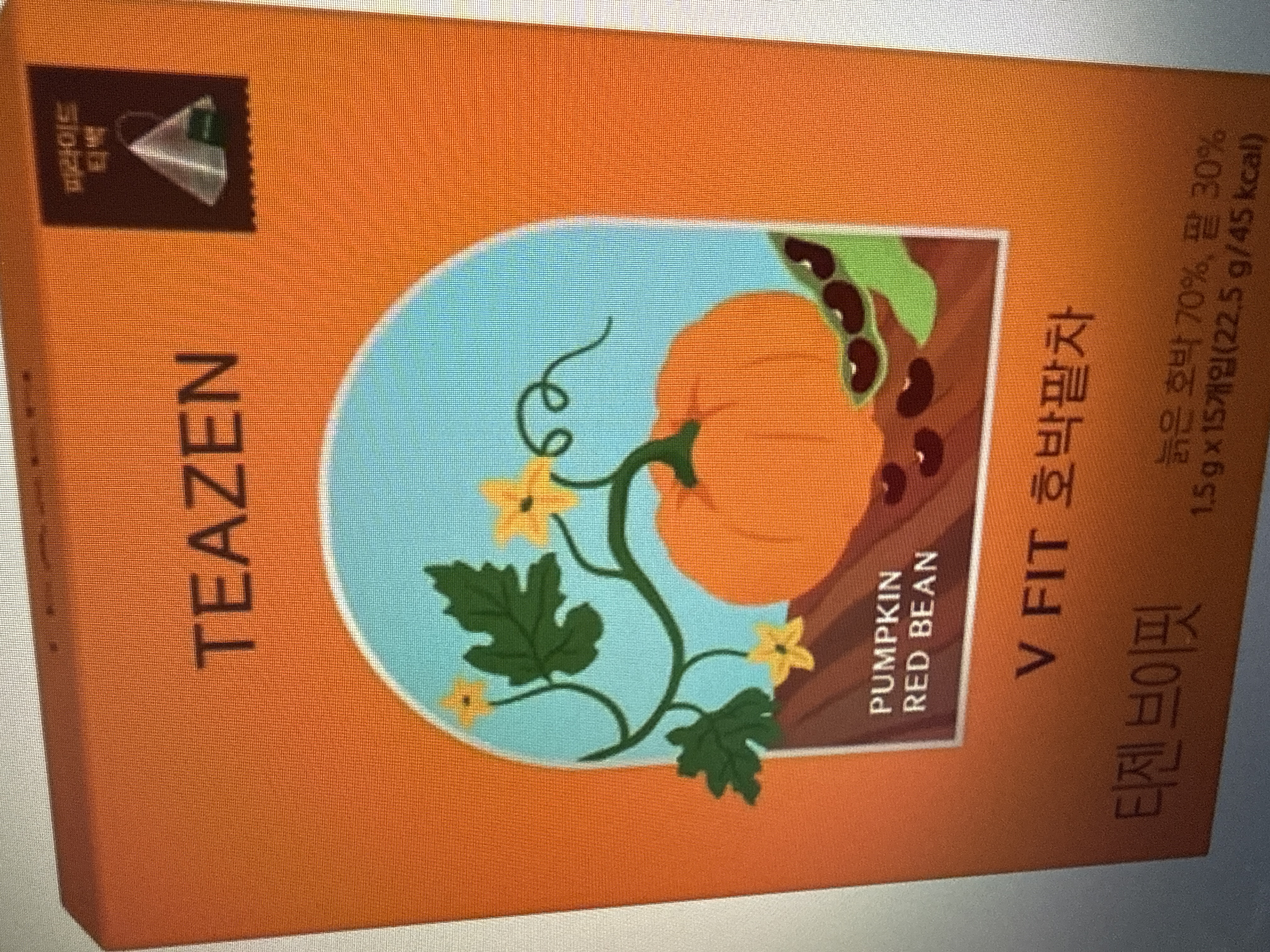Teazen V-Fit Pumpkin Red Bean Tea 15T | OLIVE YOUNG Global