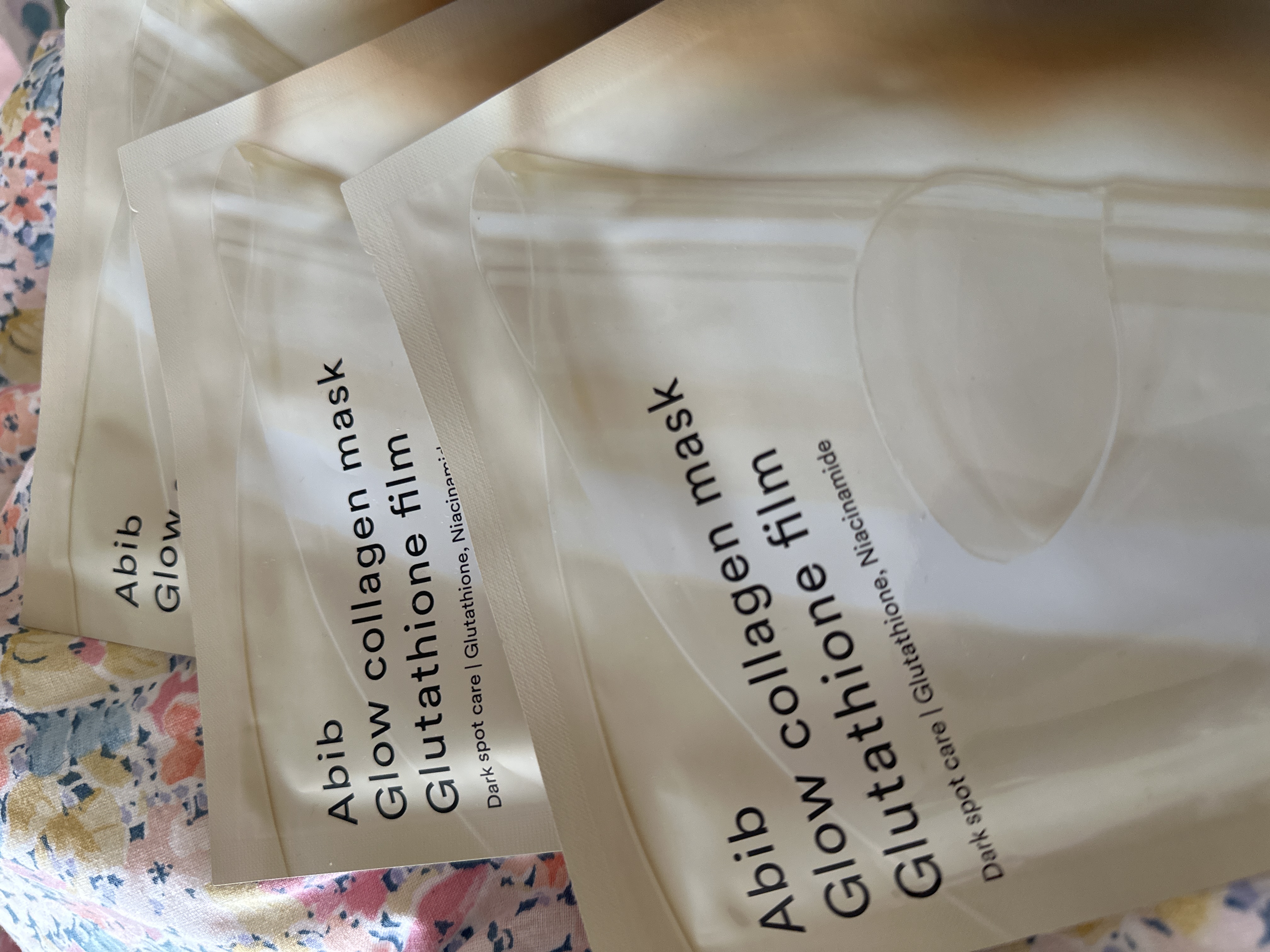 Abib Glow Collagen Mask Glutathione Film 1ea