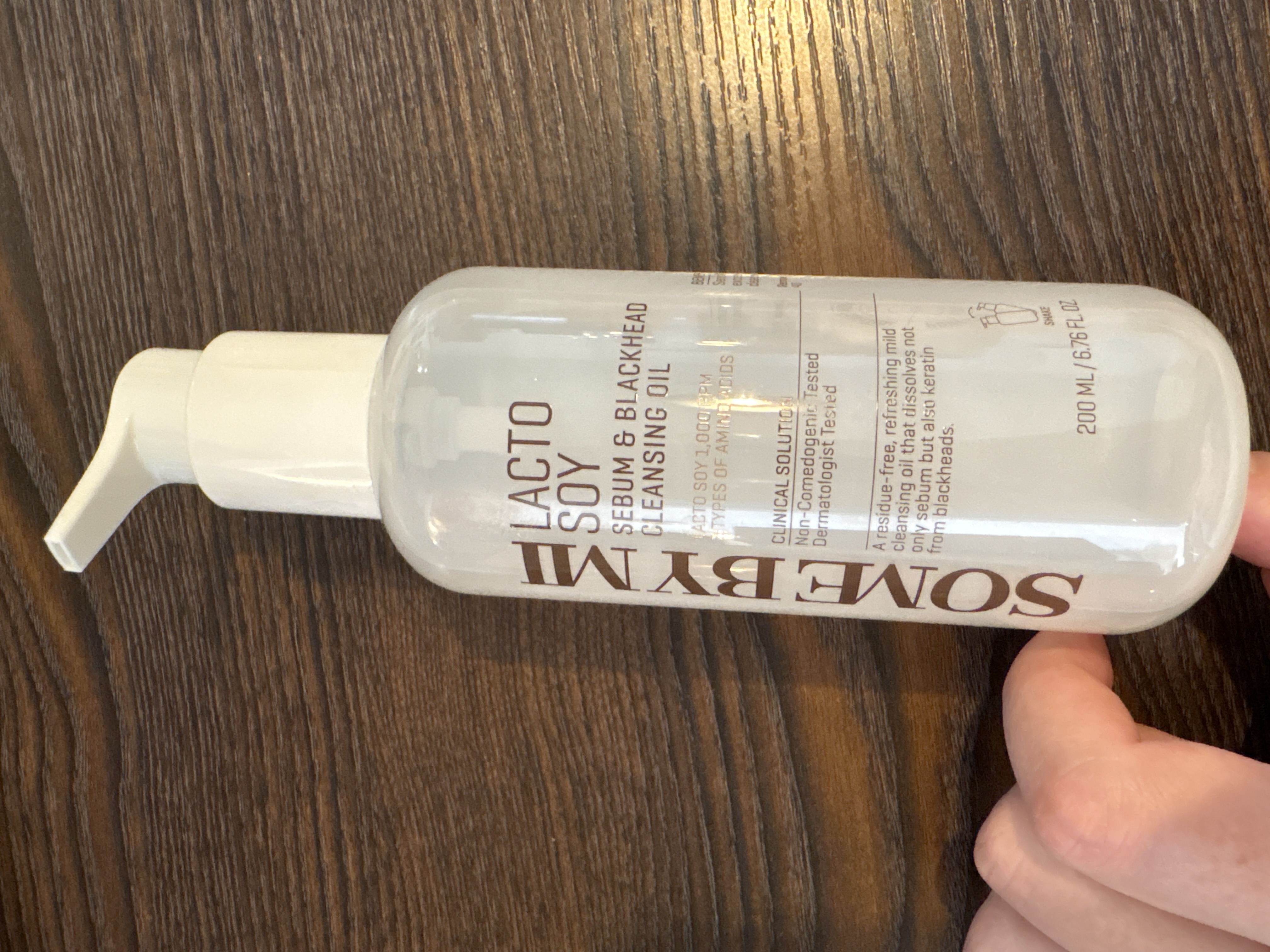 SOME BY MI ラクトソイセボムアンドブラックヘッドクレンジングオイル