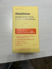 HEALTHY PLACE Double Toning White Liposome Glutathione 30 Sticks (1-month  supply) | OLIVE YOUNG Global