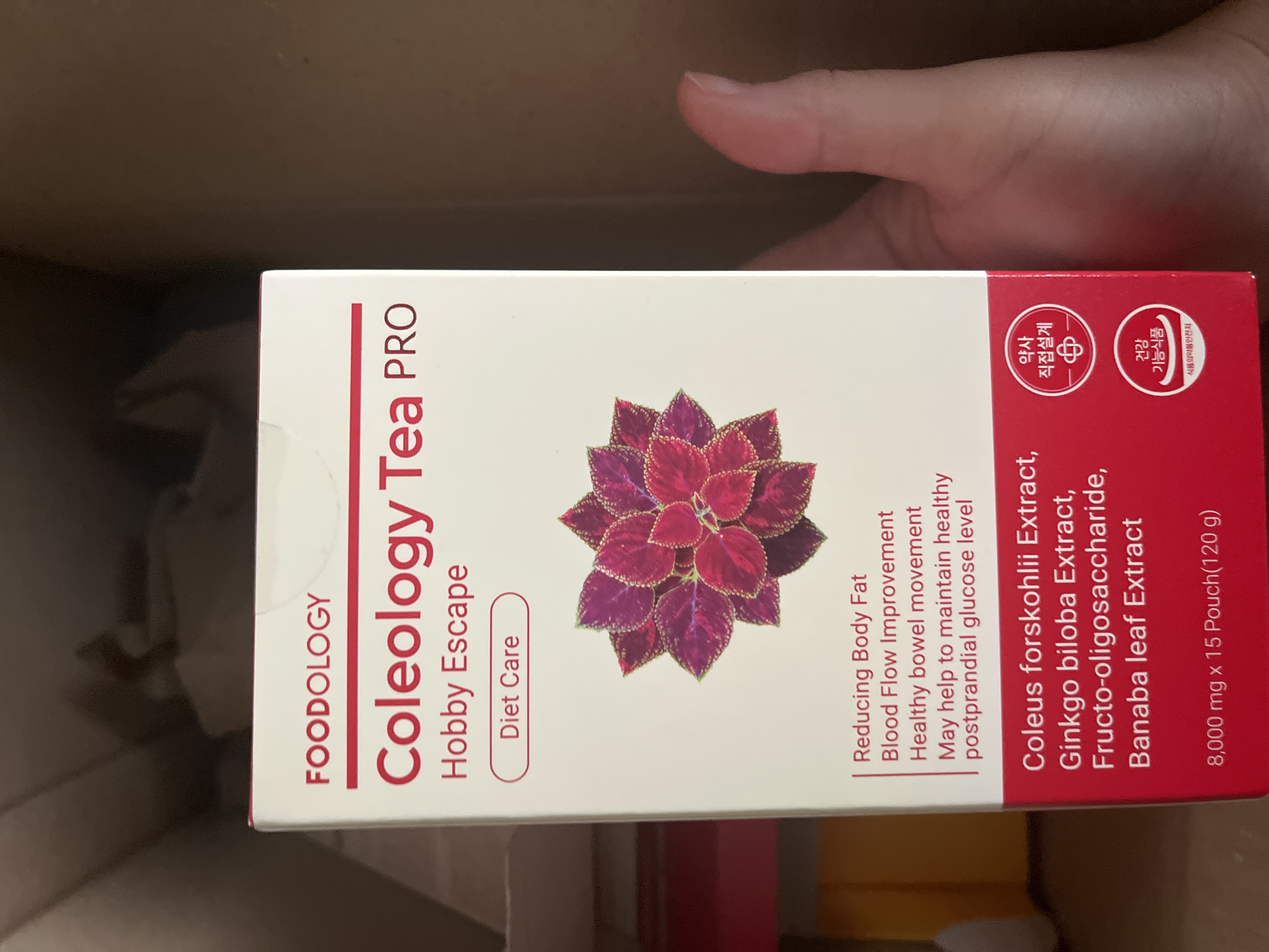 FOODOLOGY Coleology Tea Pro Hobby Escape 8,000mg x 15 Sticks (15