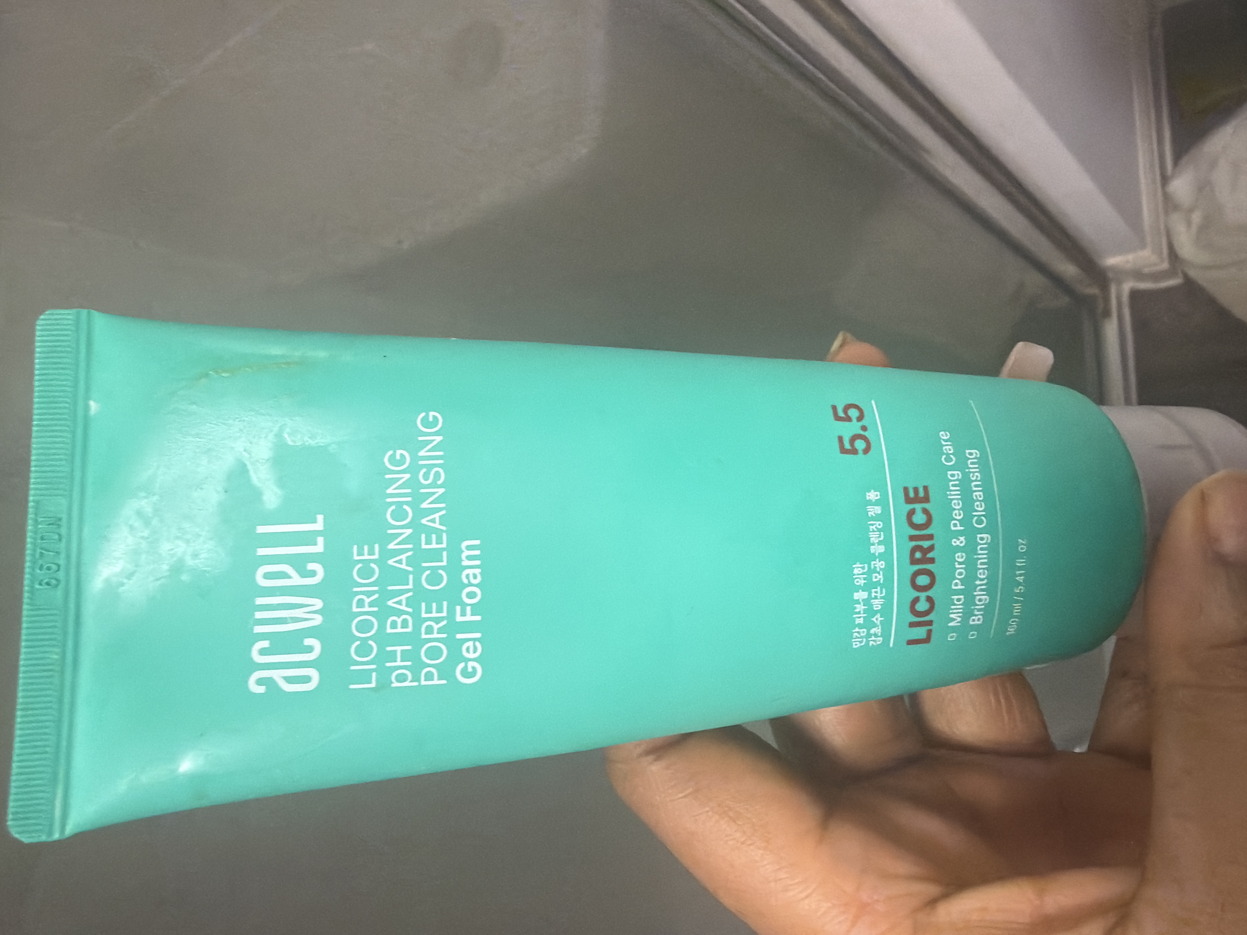 Acwell Licorice pH Balancing Pore Cleansing Gel Foam Double Set