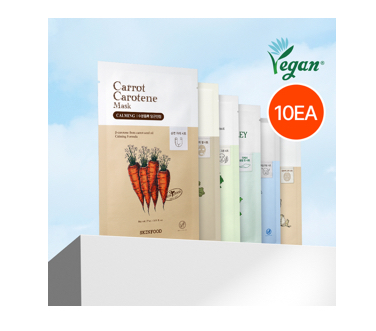 SKINFOOD Mask Sheet 7+3ea Special Set (Carrot Carotene / Potato