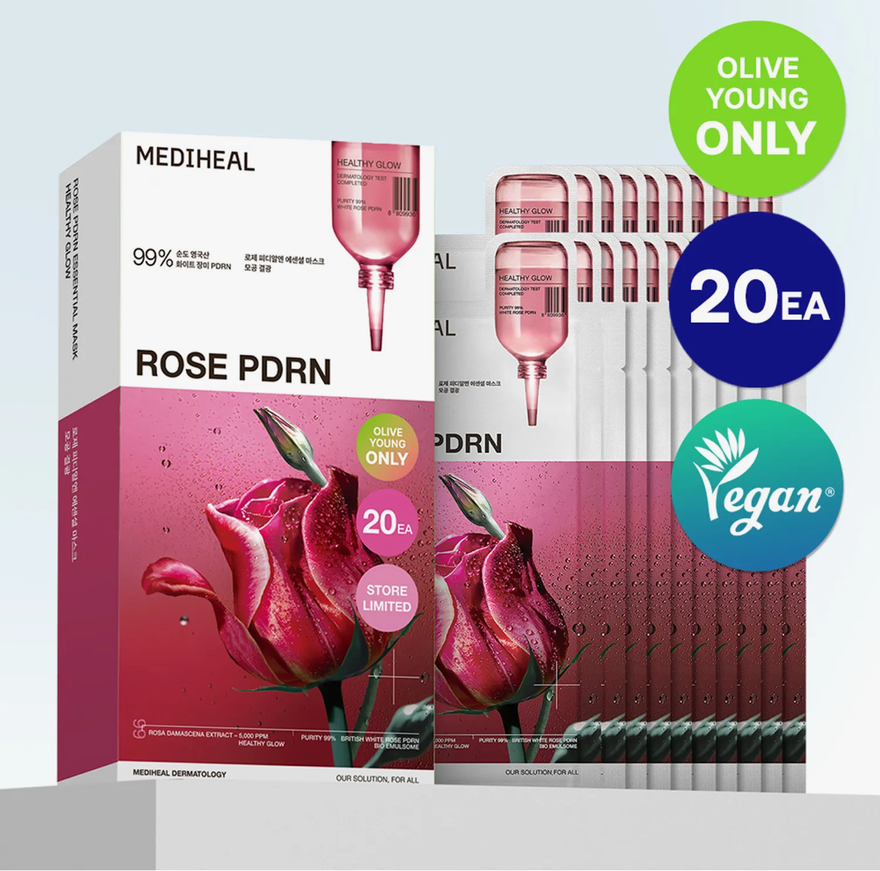 Mediheal ROSE PDRN フェイスパック　ダダックファン40包 fb0588de-1cc1-4d0b-9a19-