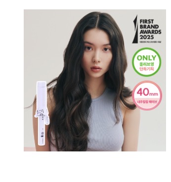 vodana Glamwave Curling Iron 40mm Powder Purple | OLIVE YOUNG Global