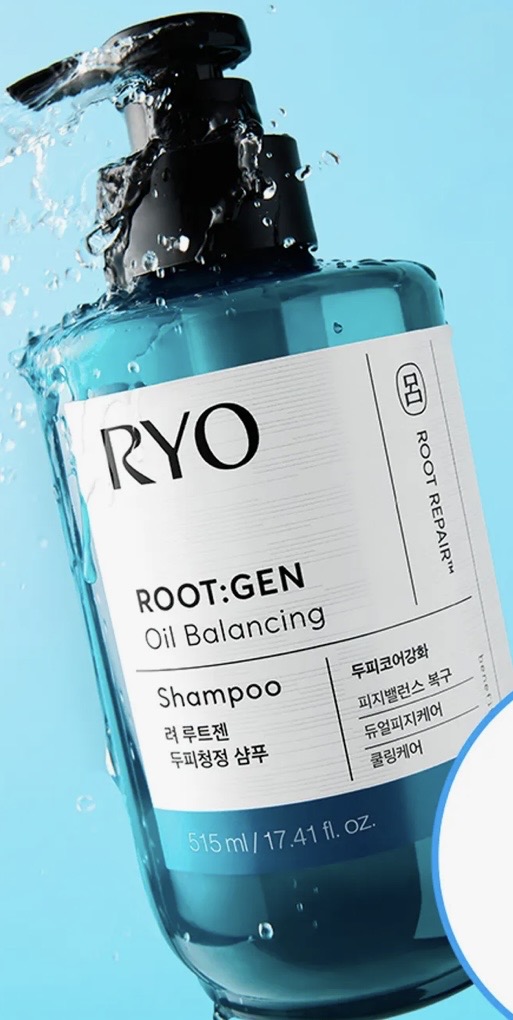 Ryo Root:Gen Oil Balancing Shampoo 515ml Set (+100ml) | OLIVE