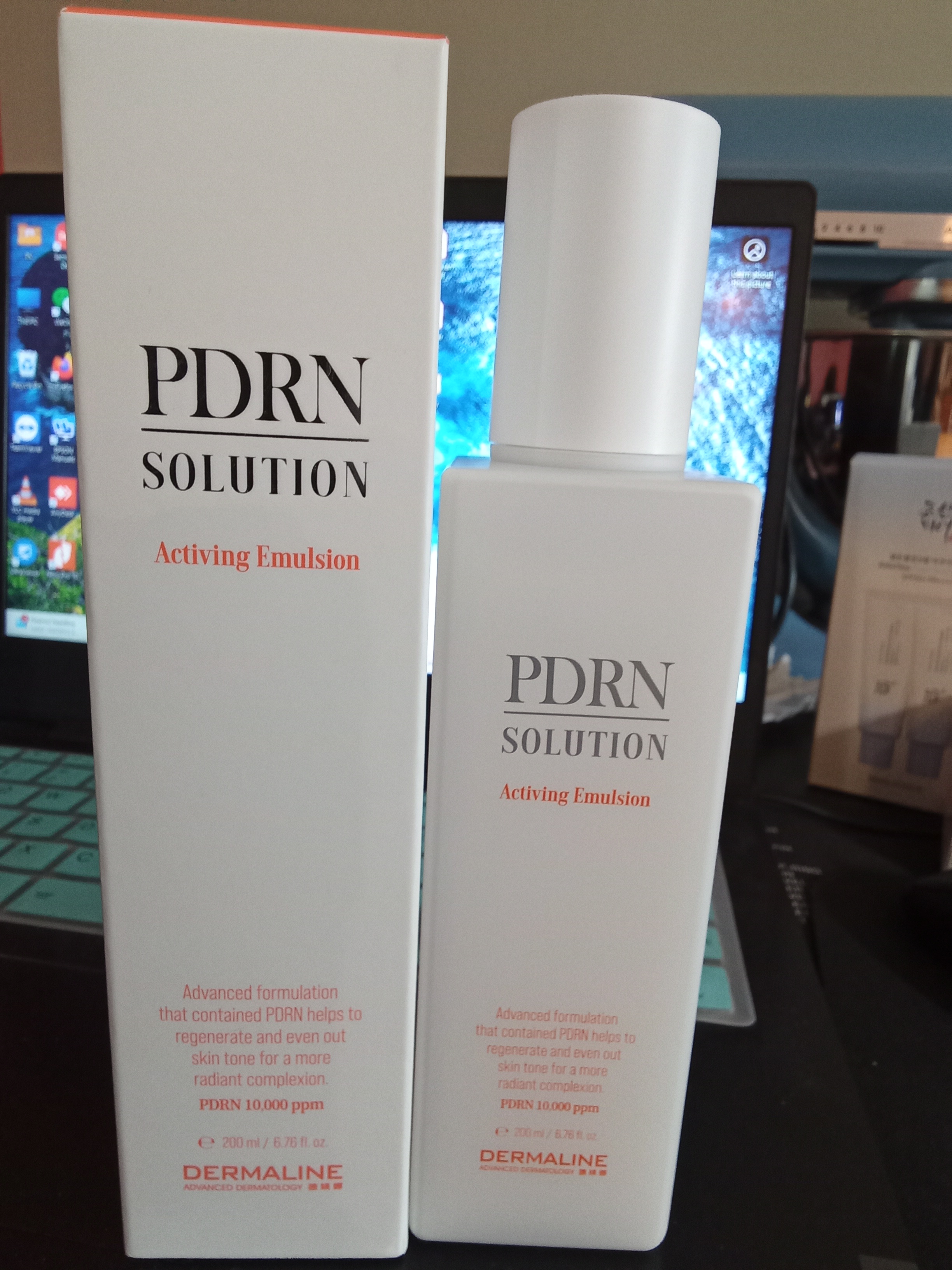 Émulsion Activatrice Dermaline D'Lexo PDRN 200ml - Soin Jour/nuit K-Beauty, Tous Types De Peau