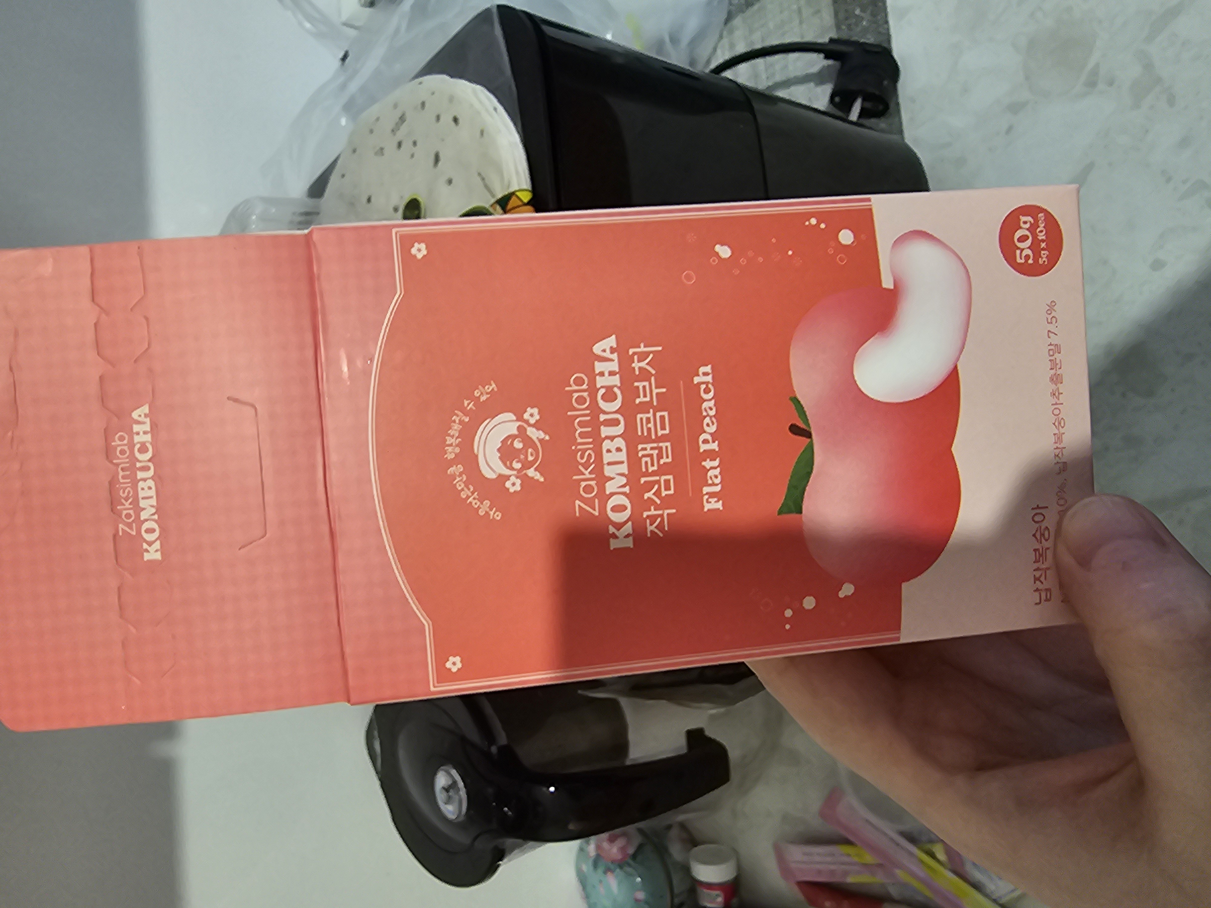 Zaksimlab コンブチャフラットピーチ味 10包 | OLIVE YOUNG Global