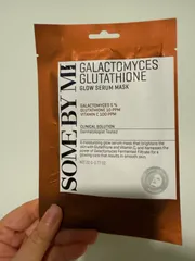 some by mi galactomyces glutathione glow serum mask (1ea) Galactomyces ferment filtrate and glutathione work on pigmentation to even tone SOME BY MI Galactomyces Glutathione