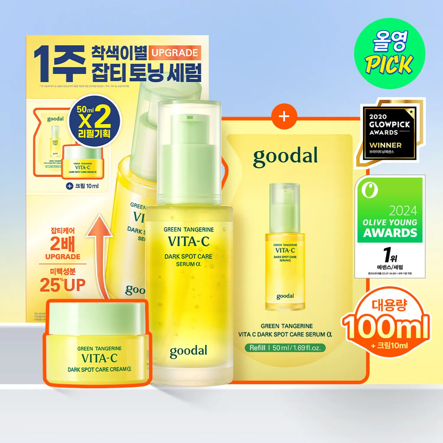 goodal グリーンタンジェリンビタCダークスポットケアセラムα
