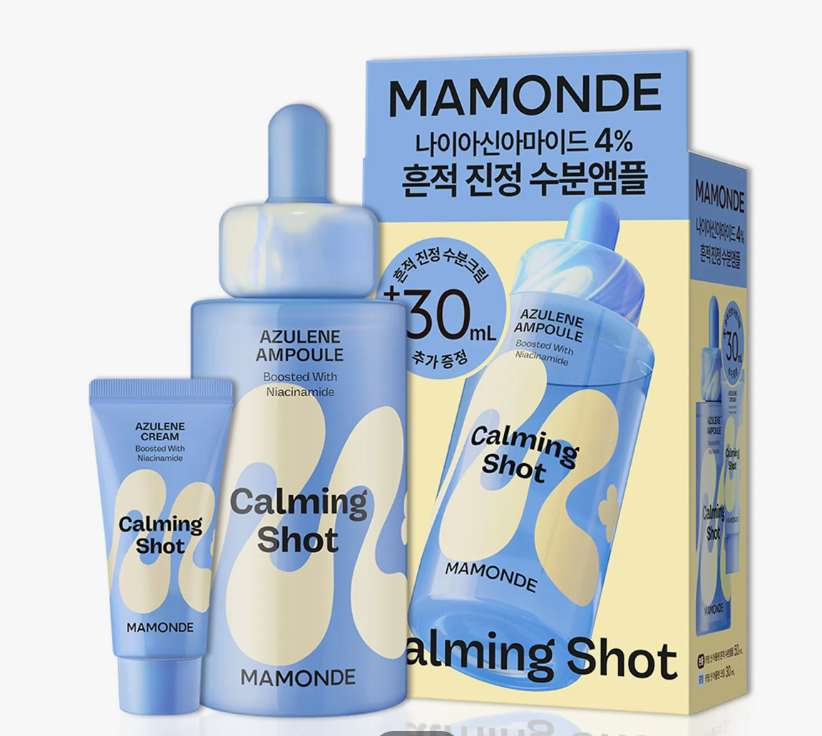 Mamonde カーミングショットアズレンアンプル 50ml 企画(+クリーム30ml
