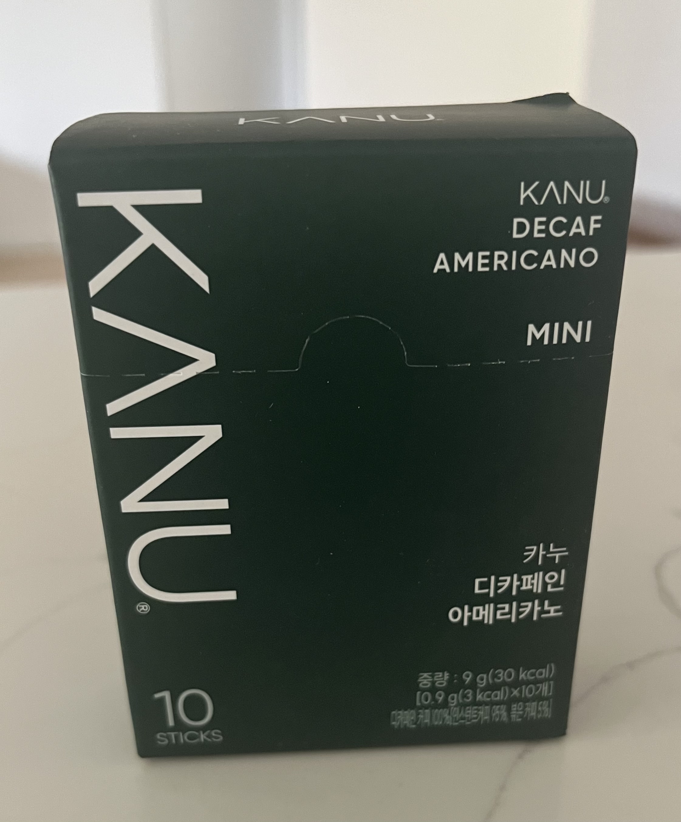 KANU デカフェアメリカーノ ミニ 9g(10T) | OLIVE YOUNG Global