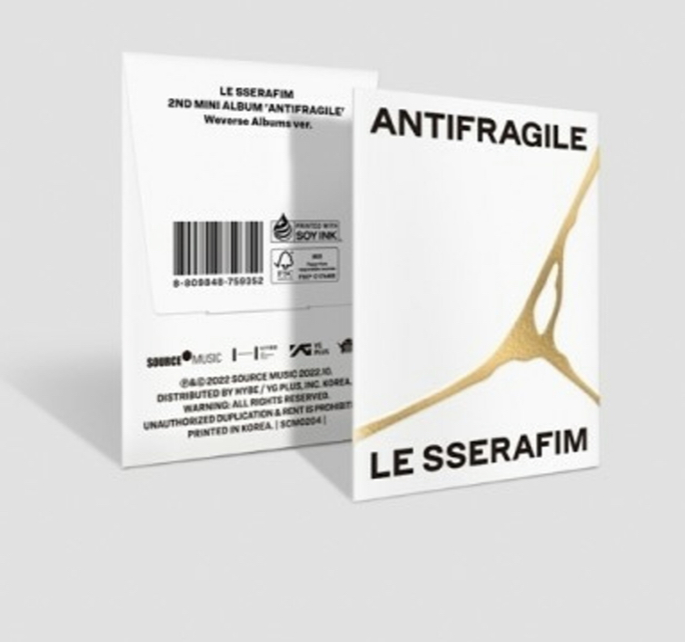 LE SSERAFIM - ANTIFRAGILE (2ND MINI ALBUM) WEVERSE ALBUMS VER