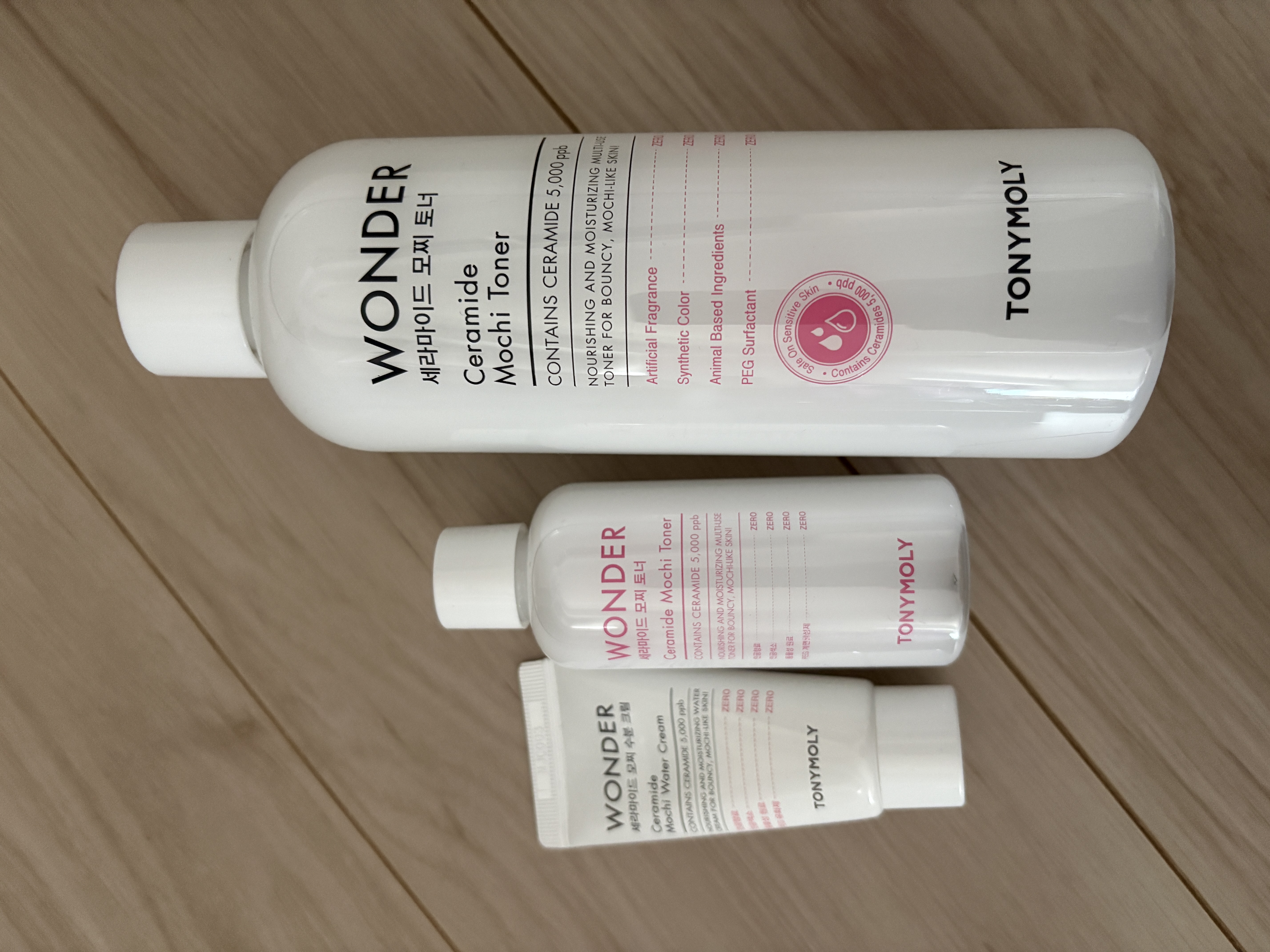 TONYMOLY ワンダーセラミドモチトナー企画セット (+100ml +クリーム