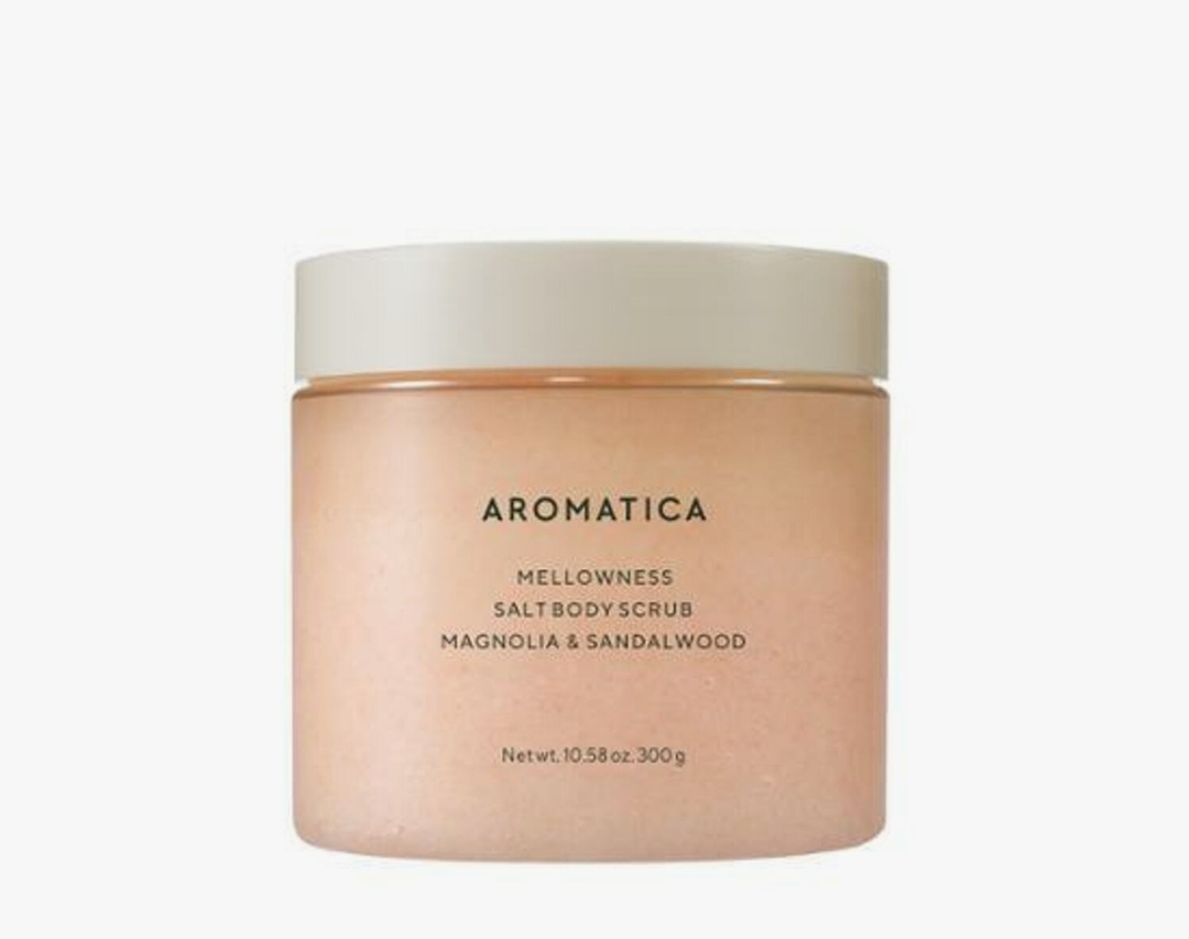 AROMATICA Mellowness Salt Body Scrub Magnolia & Sandalwood
