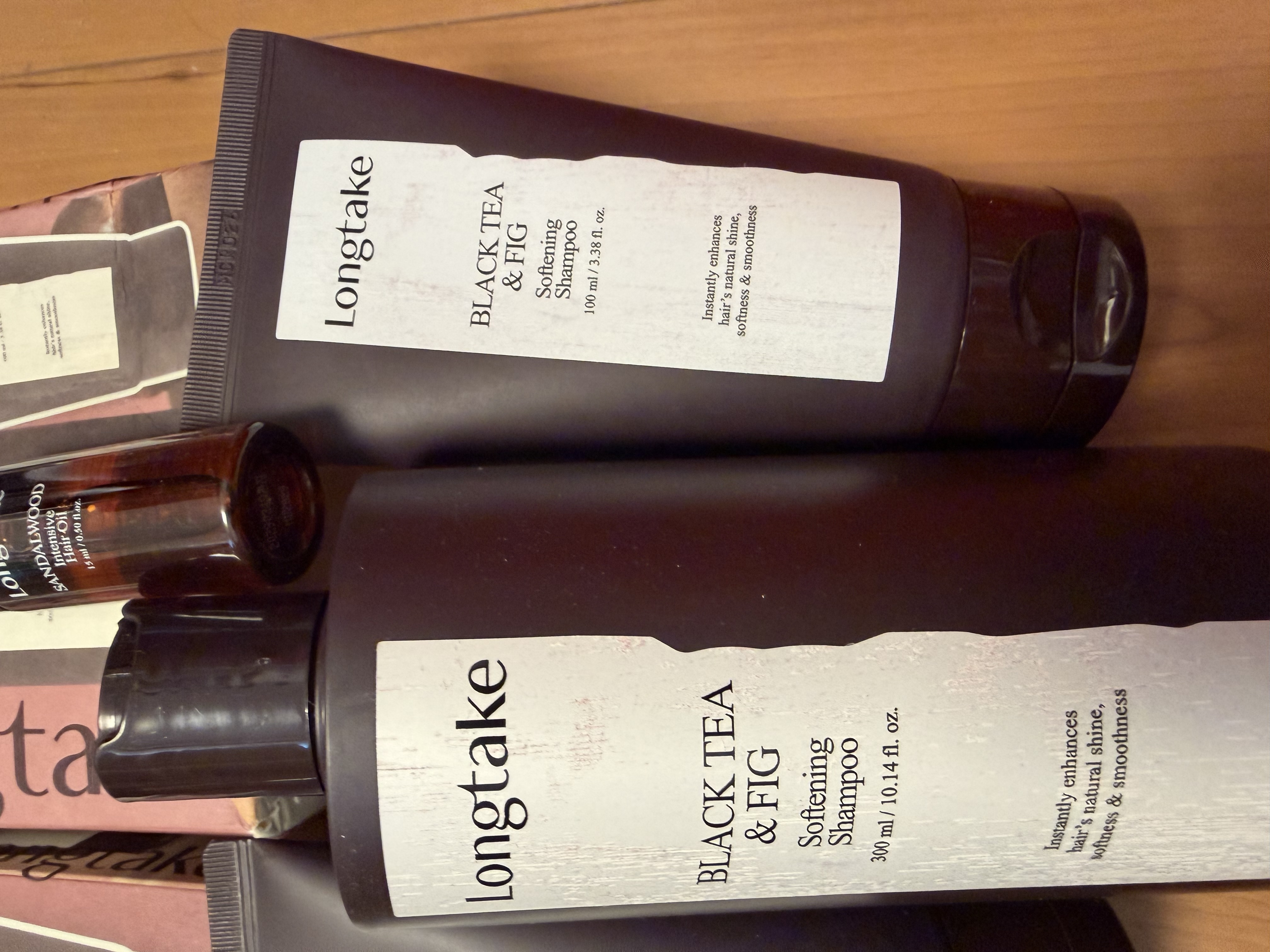 Longtake Shampoo 300mL (Set/Single) (Sandalwood / Black Tea & Fig