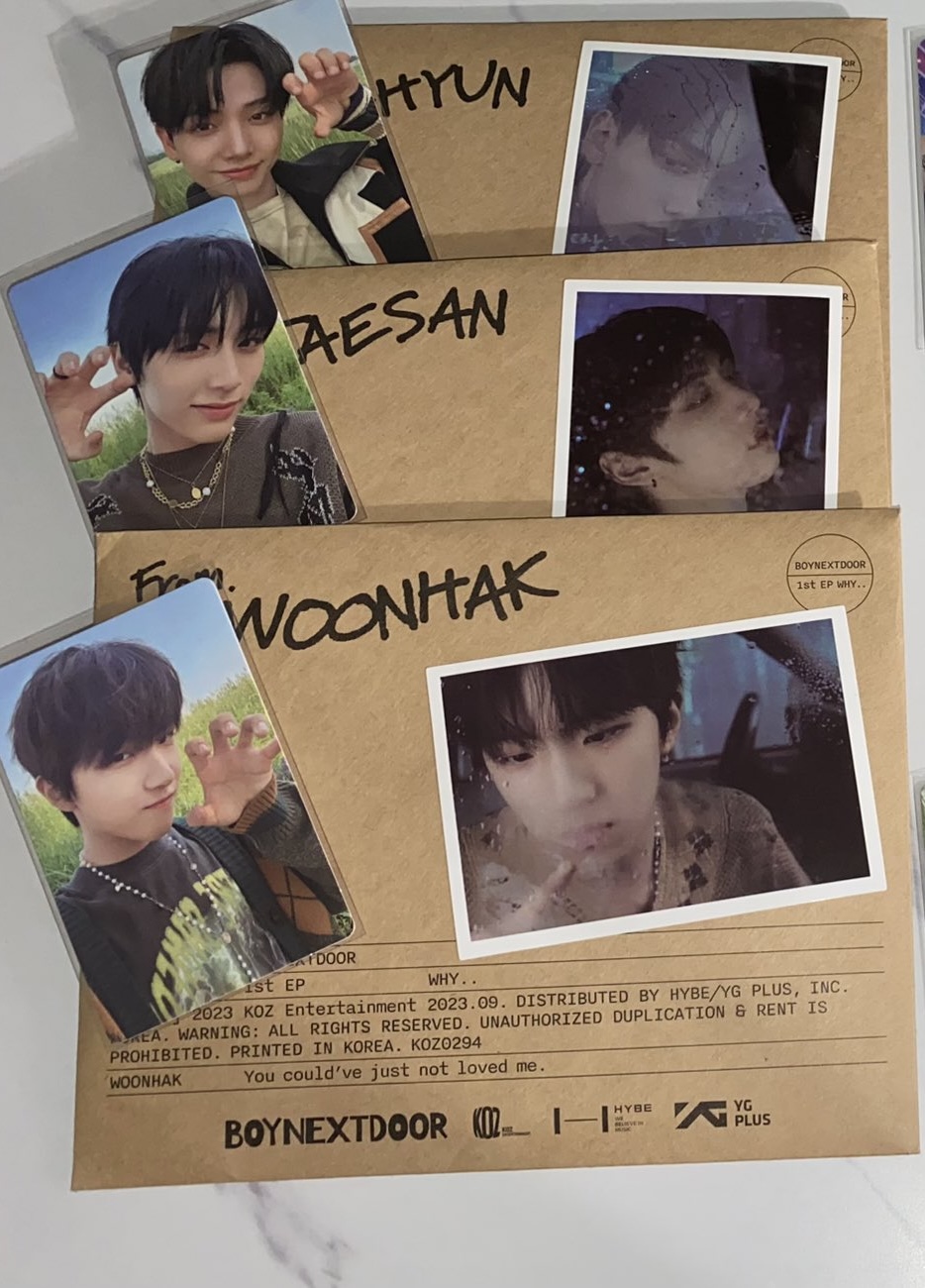 BOYNEXTDOOR - 1ST EP 'WHY..' (LETTER VER.) | OLIVE YOUNG Global