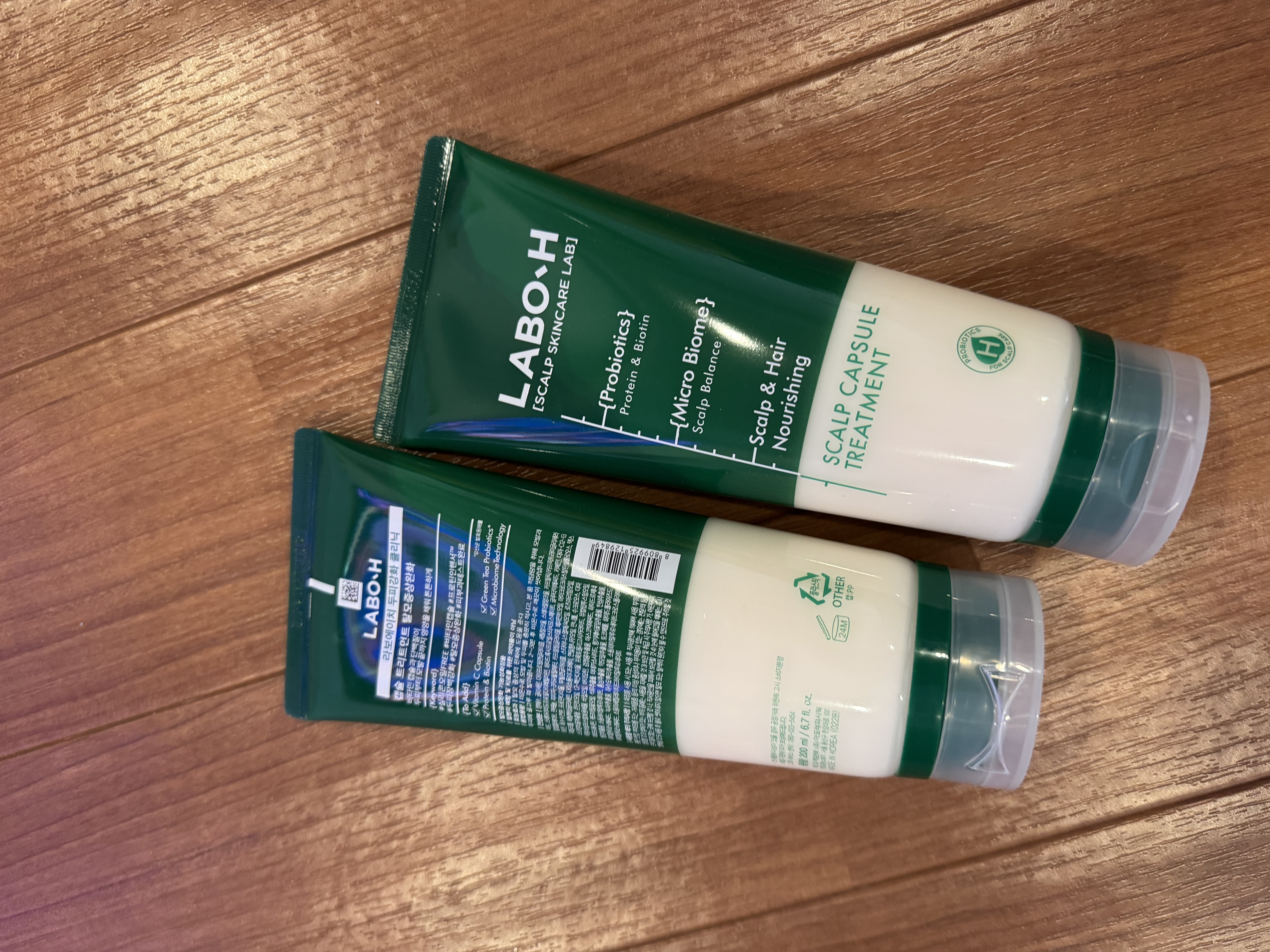 LABO-H 頭皮強化カプセルトリートメント脱毛症状緩和200mlダブル企画