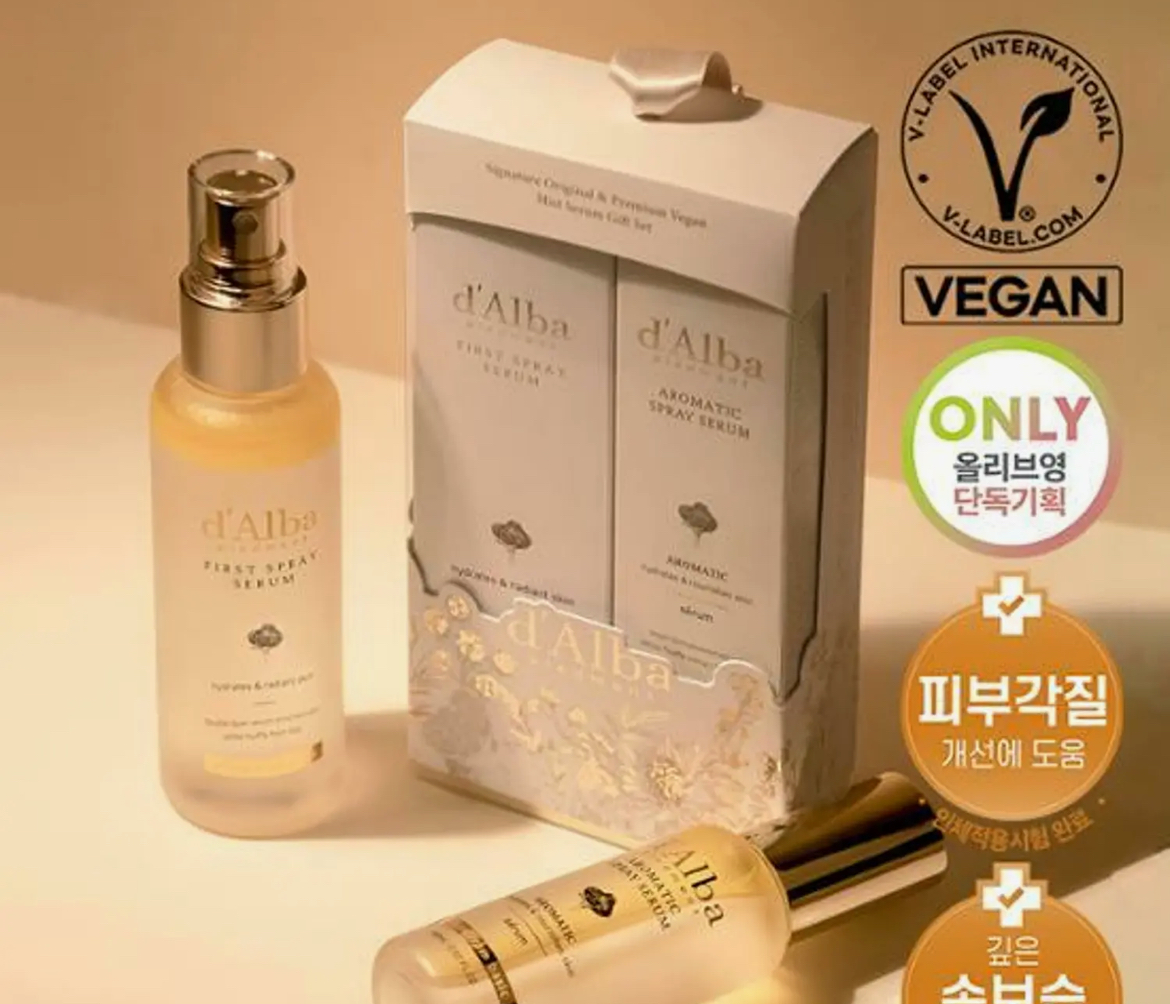 d'Alba First Spray Serum Original & Premium Vegan Mist Serum Gift