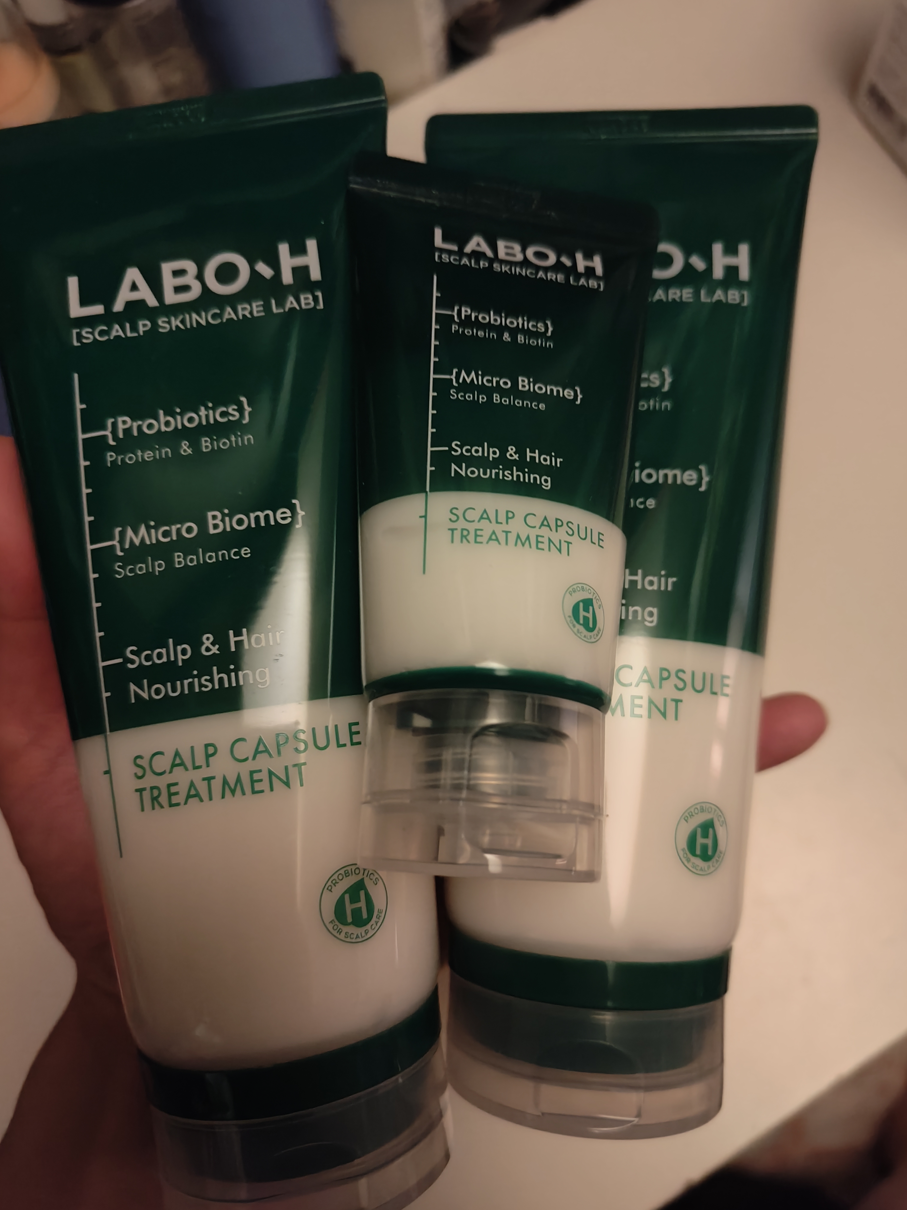 LABO-H 頭皮強化クリニックカプセルトリートメント脱毛症状緩和 200ml