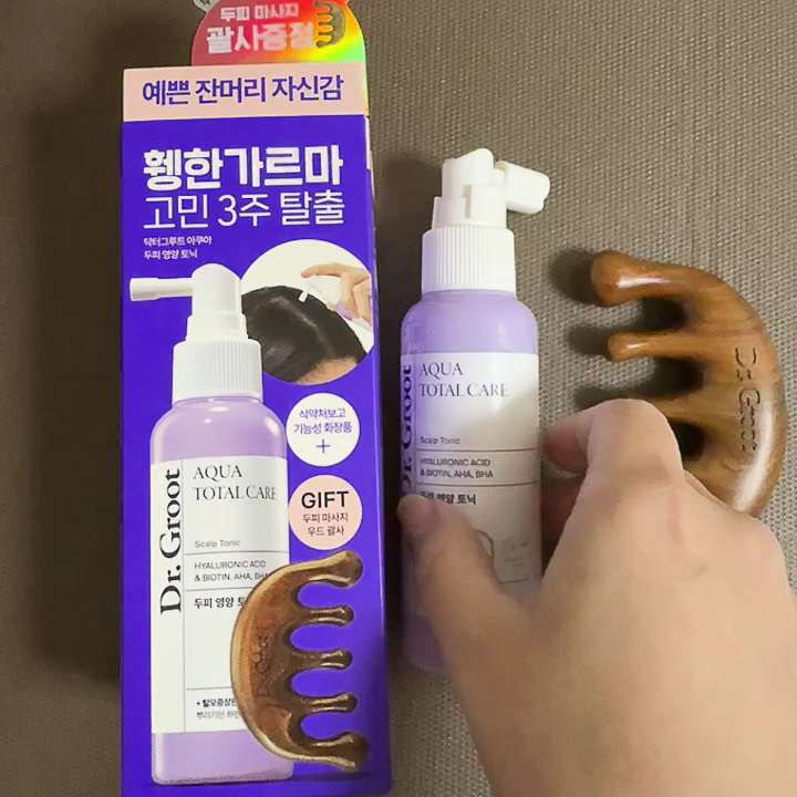 Dr. Groot アクアトータルケアスカルプトニック 100ml企画(+かっさ付き