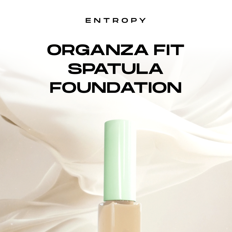 ENTROPY makeup Organza Fit Spatula Foundation 40g | OLIVE