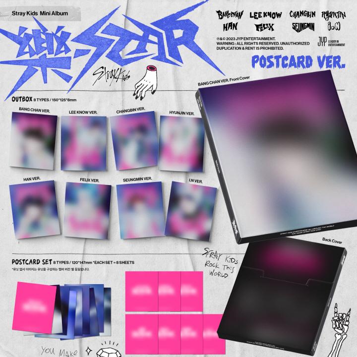 STRAY KIDS - 樂-STAR (POSTCARD VER.) | OLIVE YOUNG Global