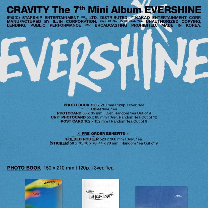 CRAVITY - 7TH MINI ALBUM [EVERSHINE] | OLIVE YOUNG Global