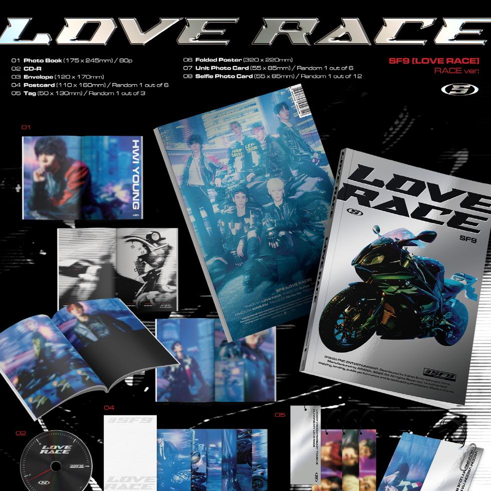 SF9 LOVE RACE サノク トレカ インソン SF9 JAPAN ALBUM LOVE RACE 通常盤・初回限定盤インソン②