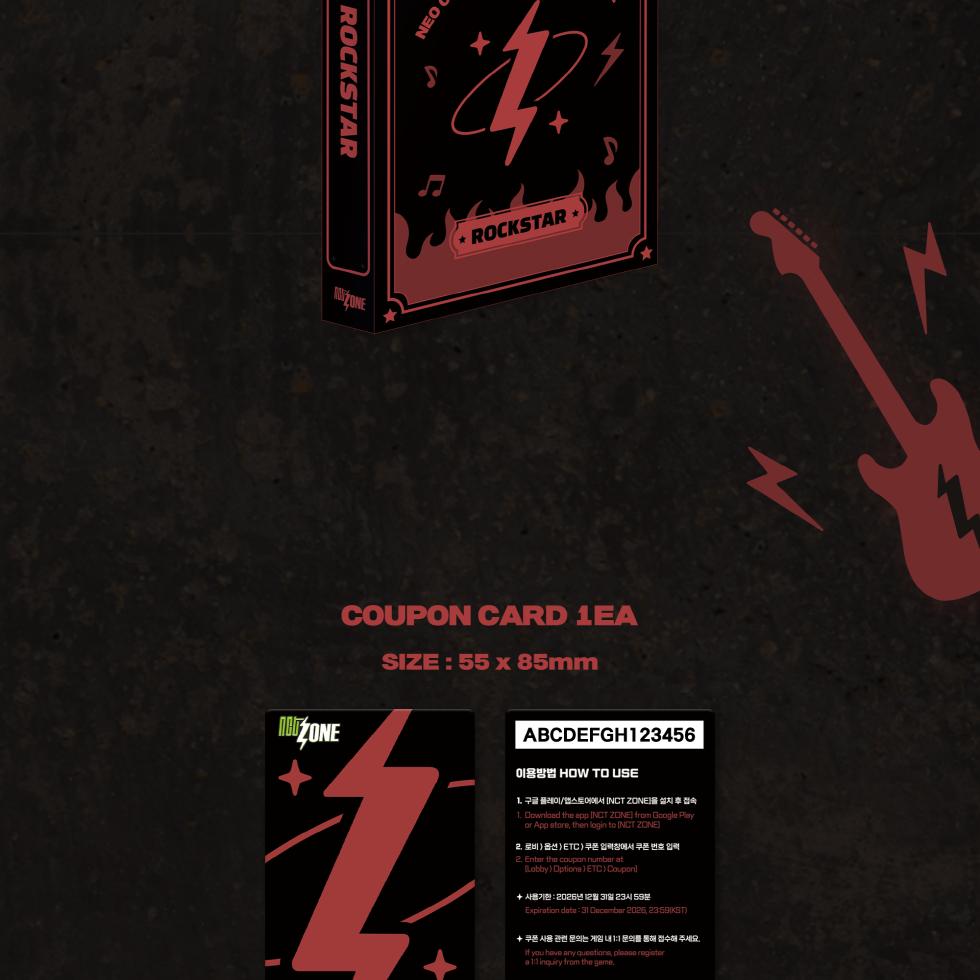NCT ZONE COUPON CARD [ROCKSTAR VER.] | OLIVE YOUNG Global
