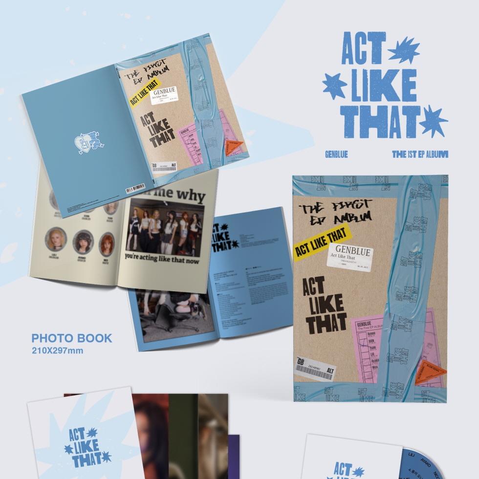 GENBLUE 1集 ACT LIKE THAT 封入トレカ　コンプリート GENBLUE - 1ST EP ALBUM [ACT LIKE THAT] | OLIVE YOUNG Global