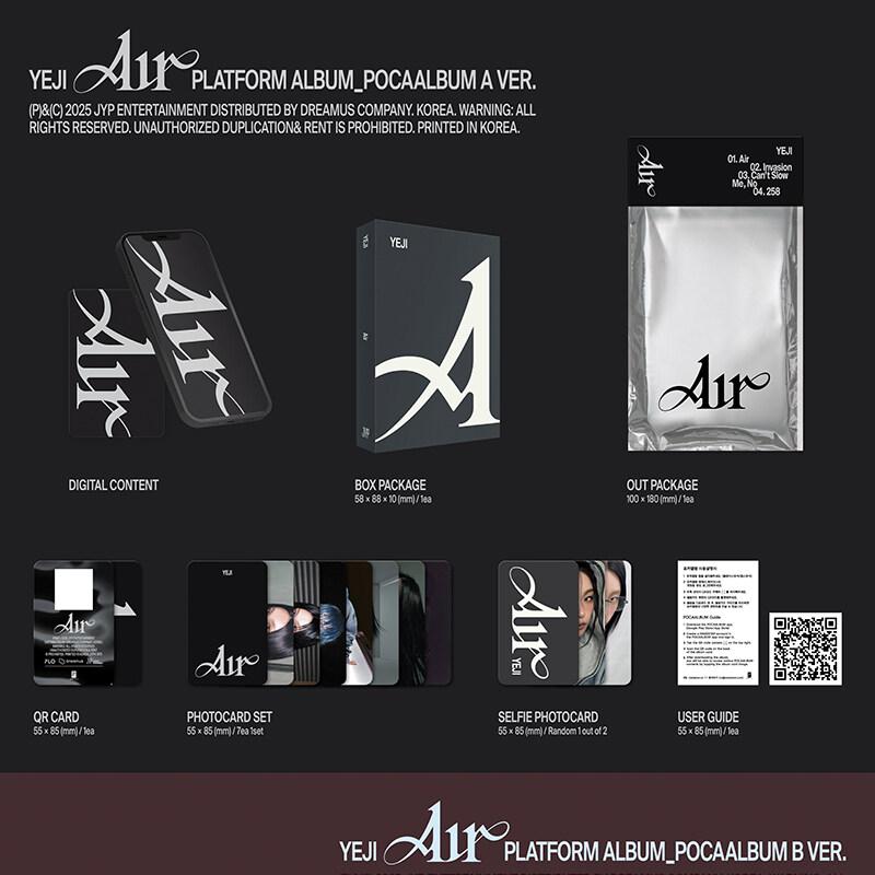 itzy イェジ Air 中国 上海 ポップアップ yetimall 3枚セット itzy イェジ Air 中国 上海 ポップアップ yetimall 3枚セット