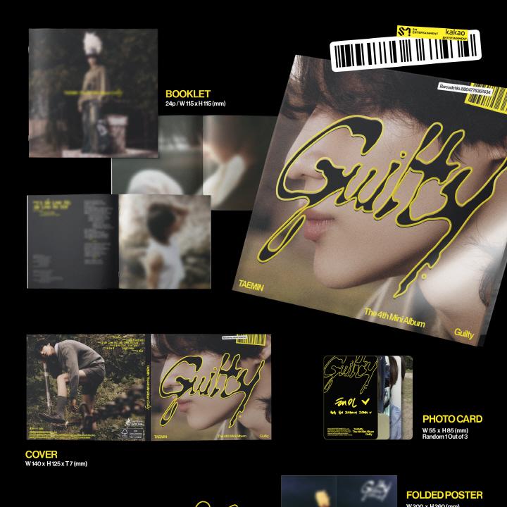 TAEMIN - 4TH MINI ALBUM [GUILTY] (DIGIPACK VER.) | OLIVE YOUNG Global